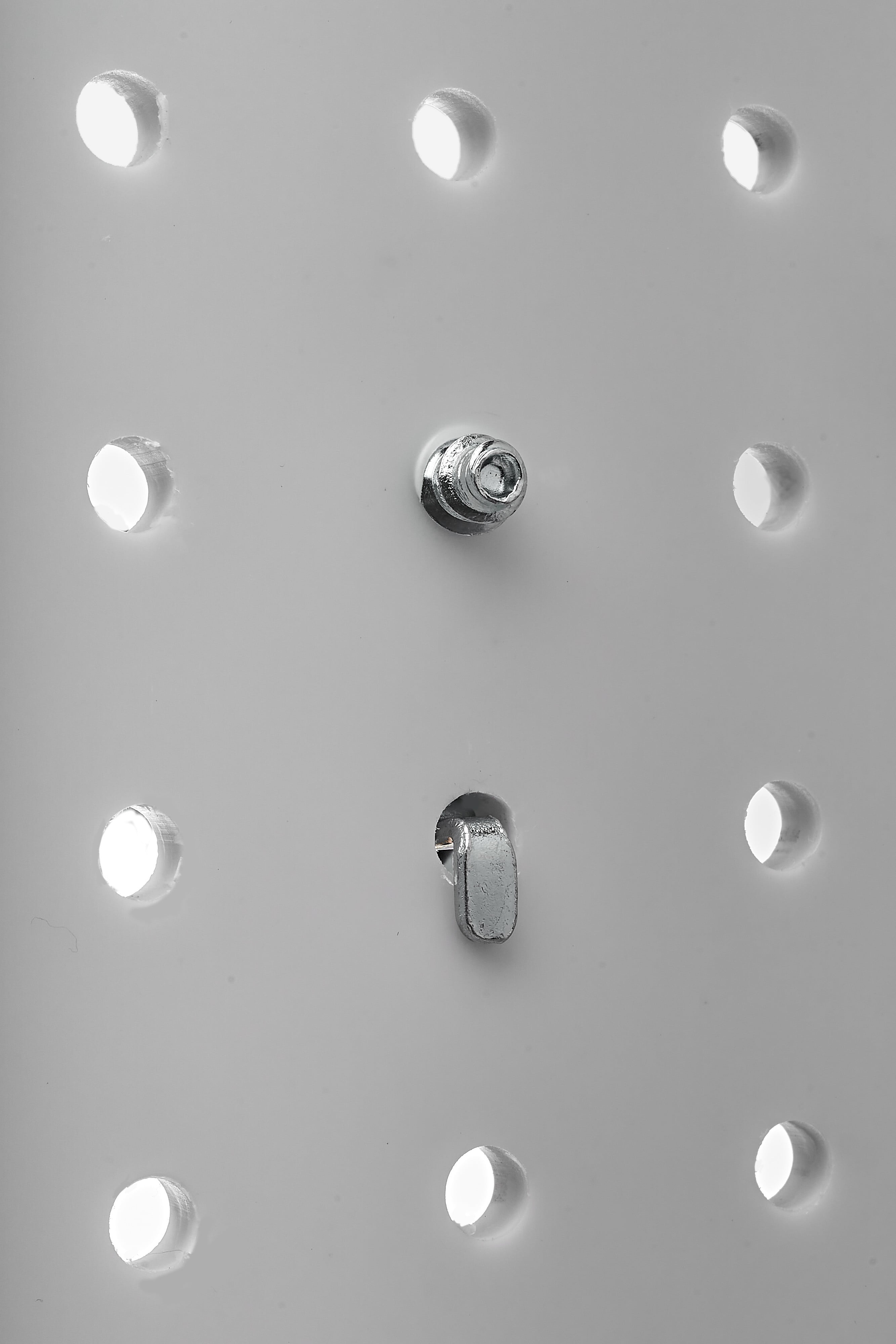 Triton Products® 64-Piece Steel Pegboard Hook & Plastic Bin Kit, 60 Hooks & 4 Bins, Model# 76964 - Image 3