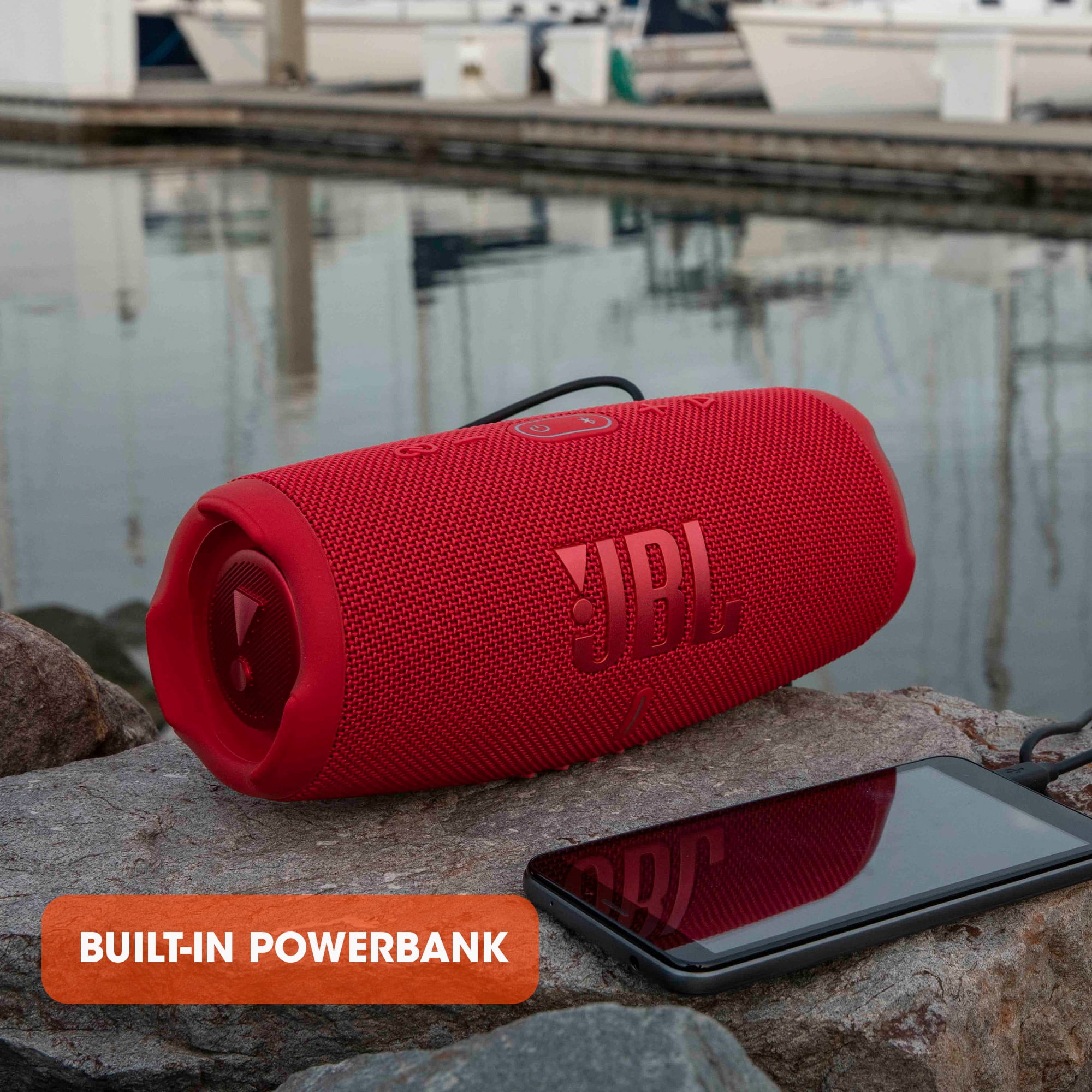 JBL Charge 5 - Portable Waterproof Speaker with Powerbank - Black - Image 14
