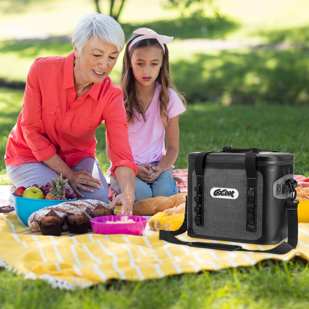 36 Cans Large Soft Pack Cooler Bag Insulated Water-Resistant For Picnic Camping - Image 11