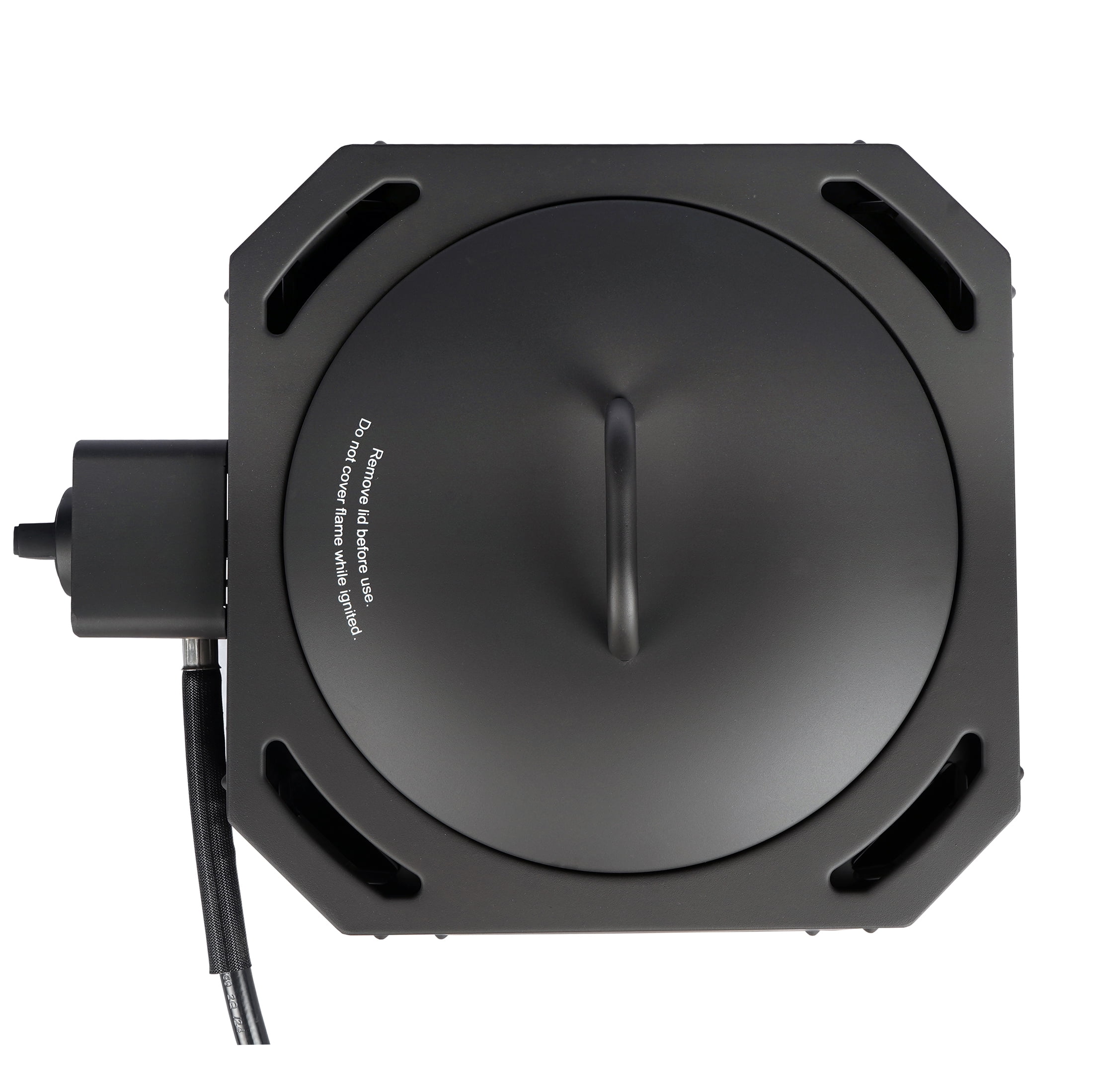 Ozark Trail 15" 54,000 BTU Propane Black Steel Portable Fire Pit with Locking Lid - Image 5