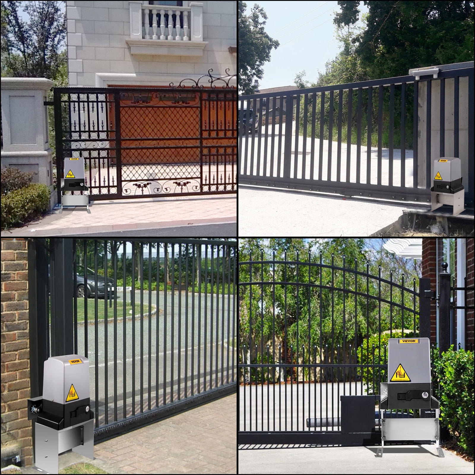 VEVOR Sliding Gate Opener 3300 lbs Automatic Sliding Gate, Gate Opener Motor with 2 Remote Controls, 230 ft Remote Distance Driveway Rolling Gate, Automatic Sliding Gate Opener for Sliding Gate - Image 8