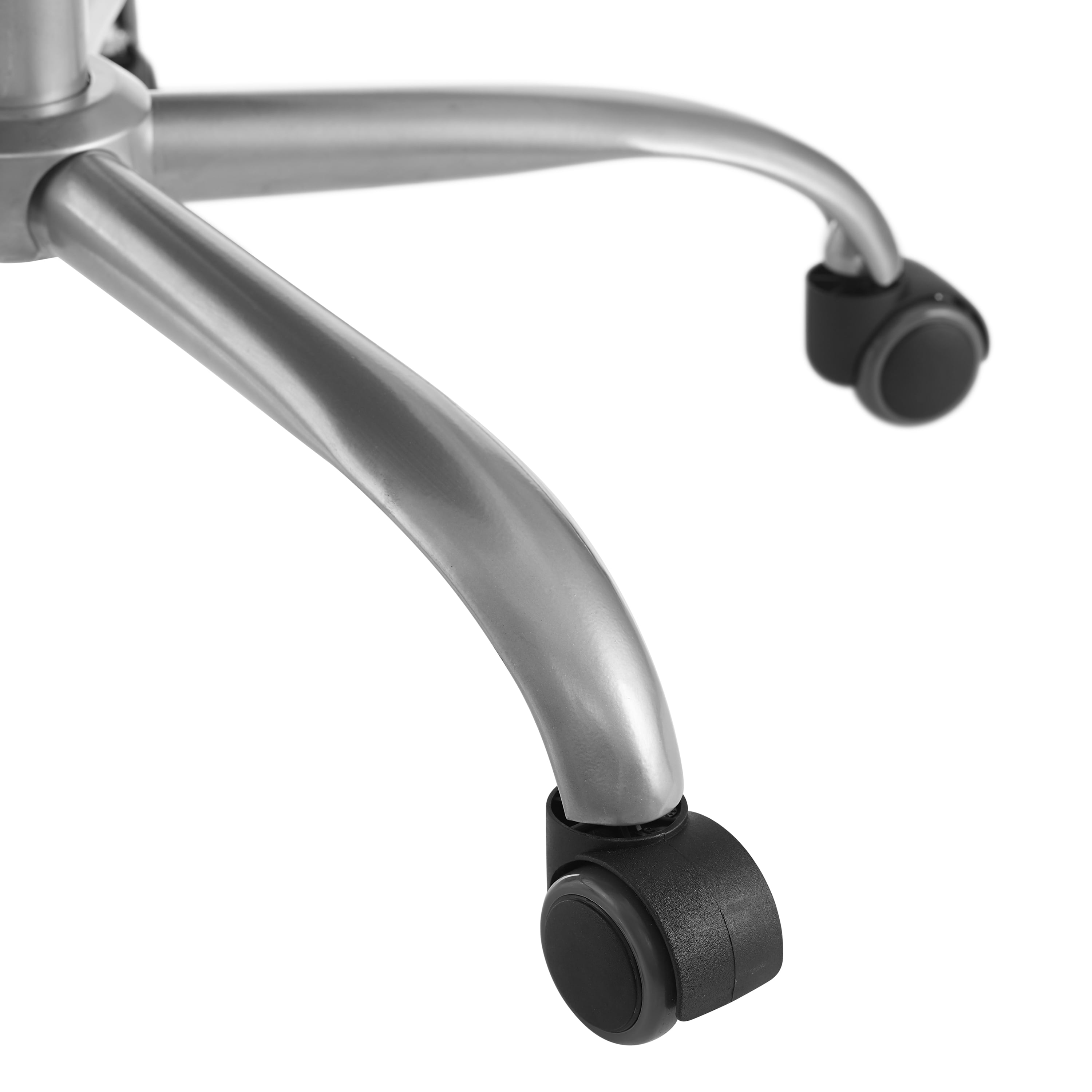 Linon Rylen Mid-Back Swivel Office Chair, Sherpa - Image 12