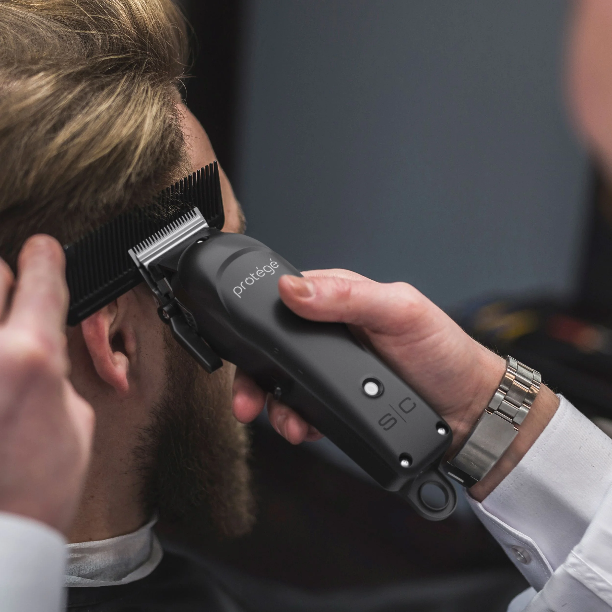 StyleCraft Protege Professional Cordless Hair Clipper, Matte Metallic Black - Image 4