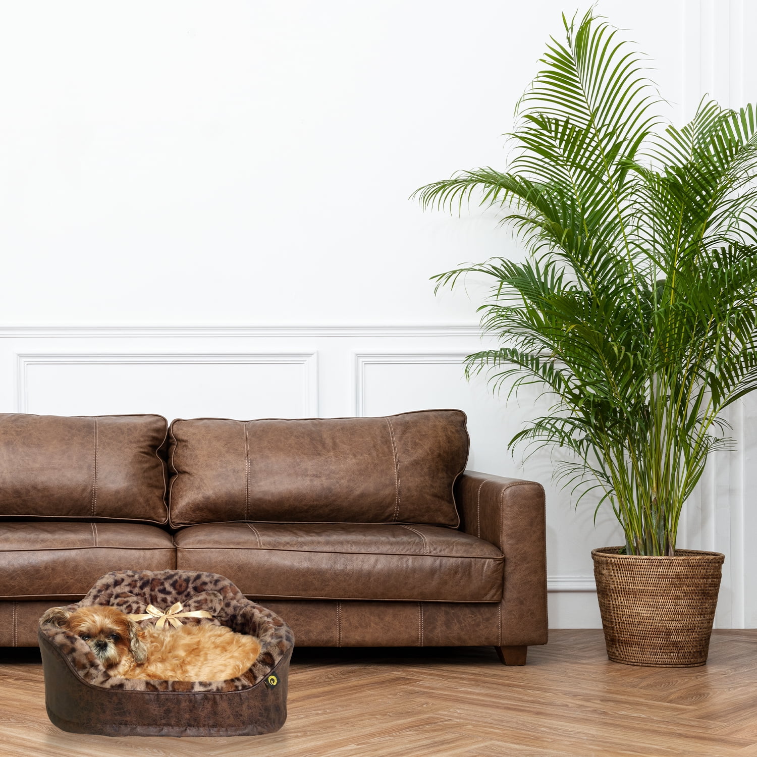 Precious Tails Leopard Princess Cat Dog Bed - Small - Image 7