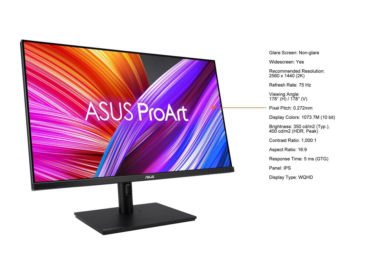 Asus ProArt PA328QV 32" Class WQHD LCD Monitor, 16:9 - Image 4