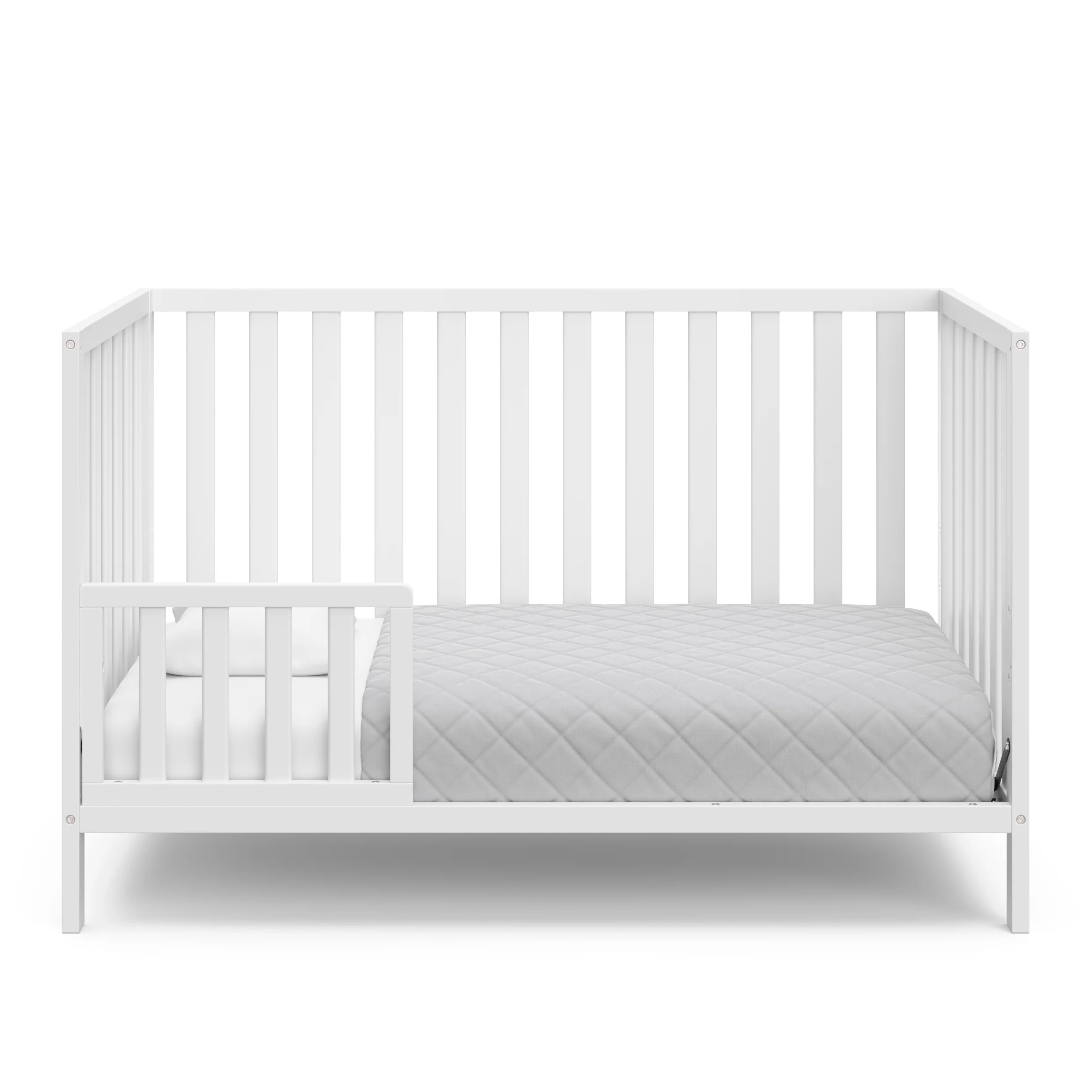 Storkcraft Sunset 4-in-1 Convertible Baby Crib, White - Image 10