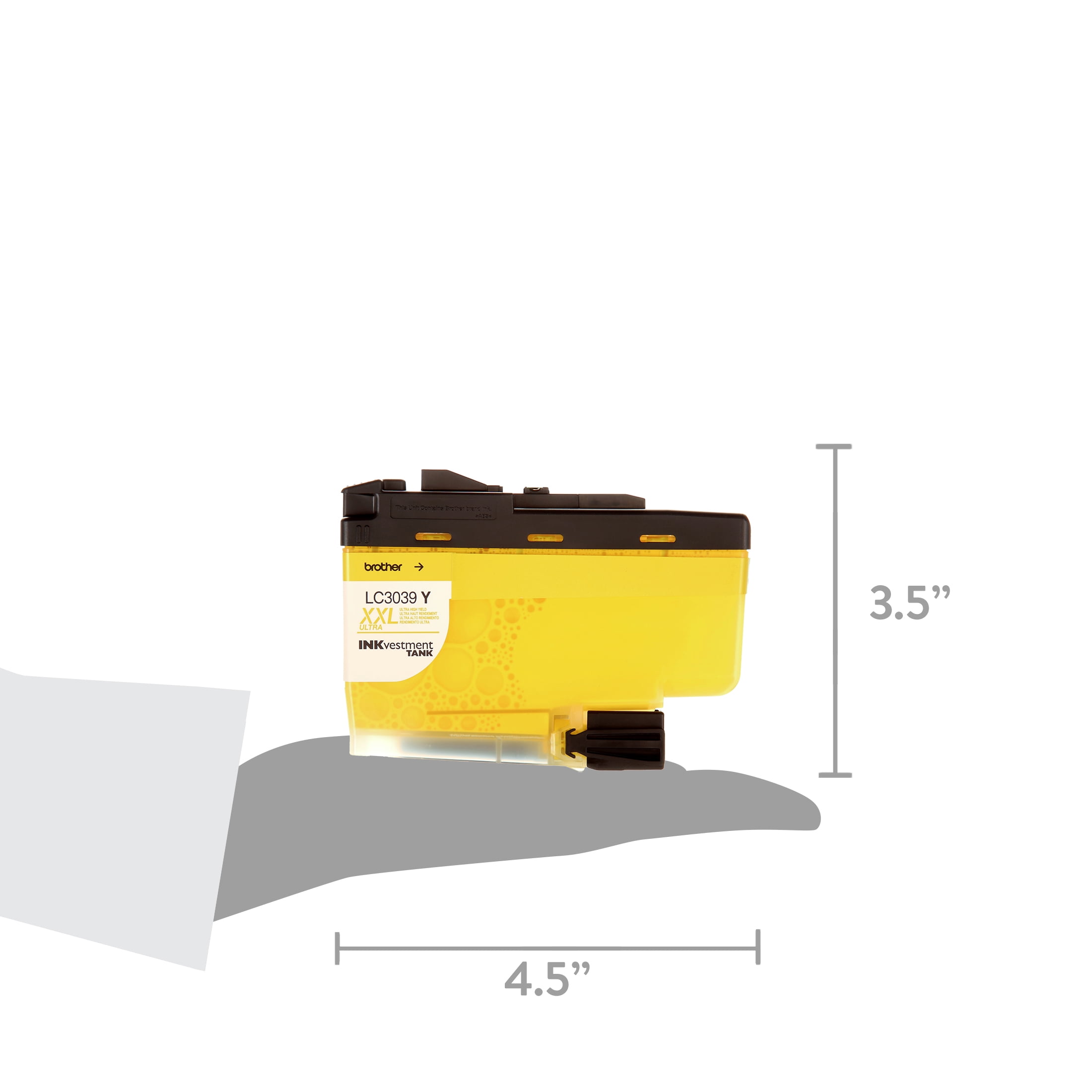 Brother Genuine LC3039Y High-yield Yellow Printer Ink Cartridge - Image 5