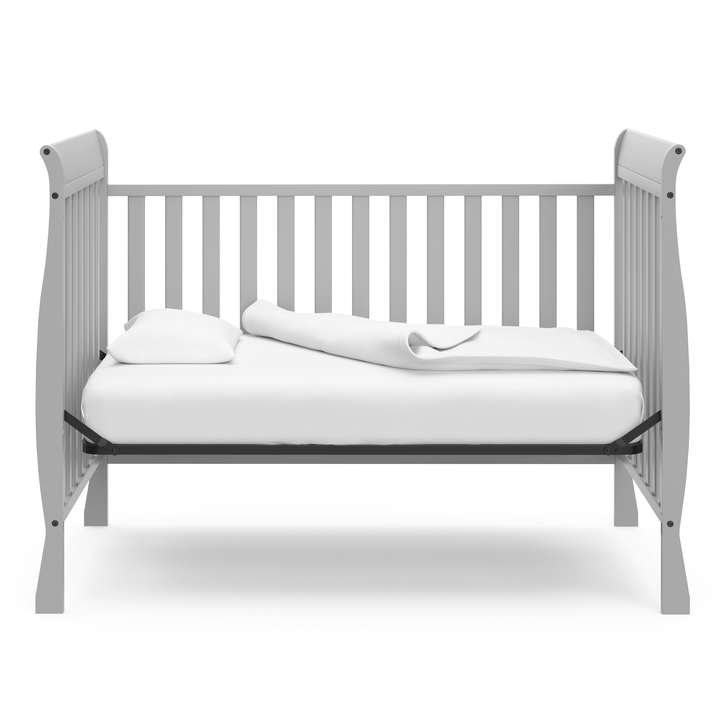 Storkcraft Maxwell 3-in-1 Convertible Baby Crib, Pebble Gray - Image 4