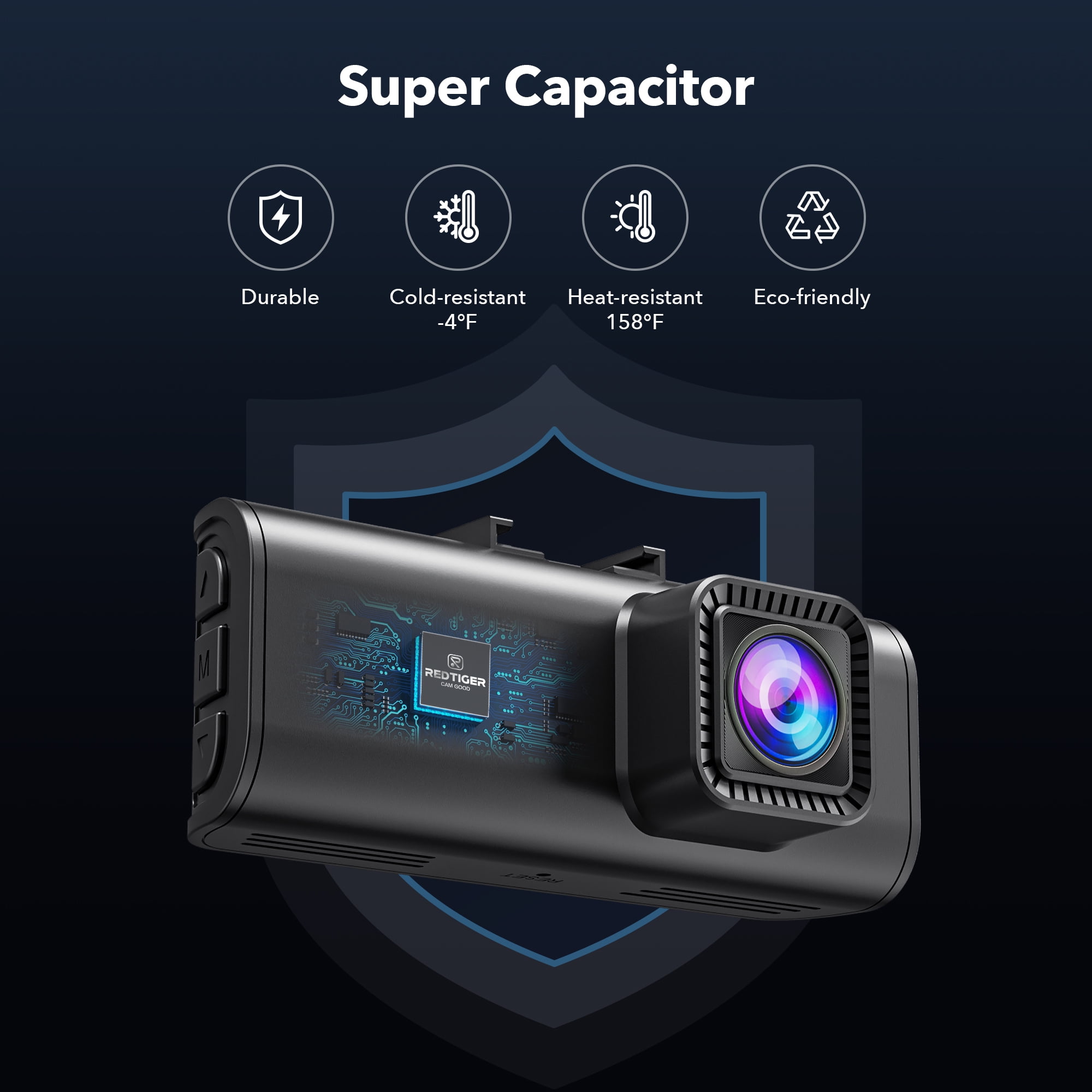 REDTIGER F7NP Dash Cam Front and Rear, 4K Full HD Car Camera with STARVIS 2, 3.18” IPS Screen, Free 128GB Card, 5.8GHz Wi-Fi, GPS, Night Vision, Loop Recording, Parking Mode - Image 12