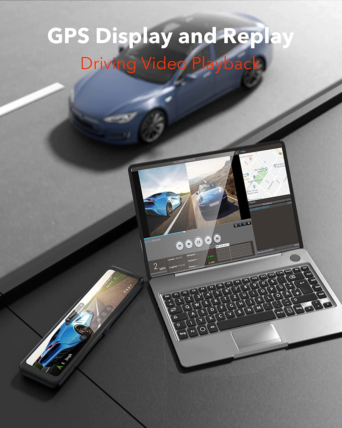 REDTIGER Rear View Mirror Dashcam, 4K UHD Front and 1080P Rear 11'' Mirror Car Dash Cam, Night Vision, Smart Reverse Parking Assistance, Vehicle, Free 32 GB Card - Image 7