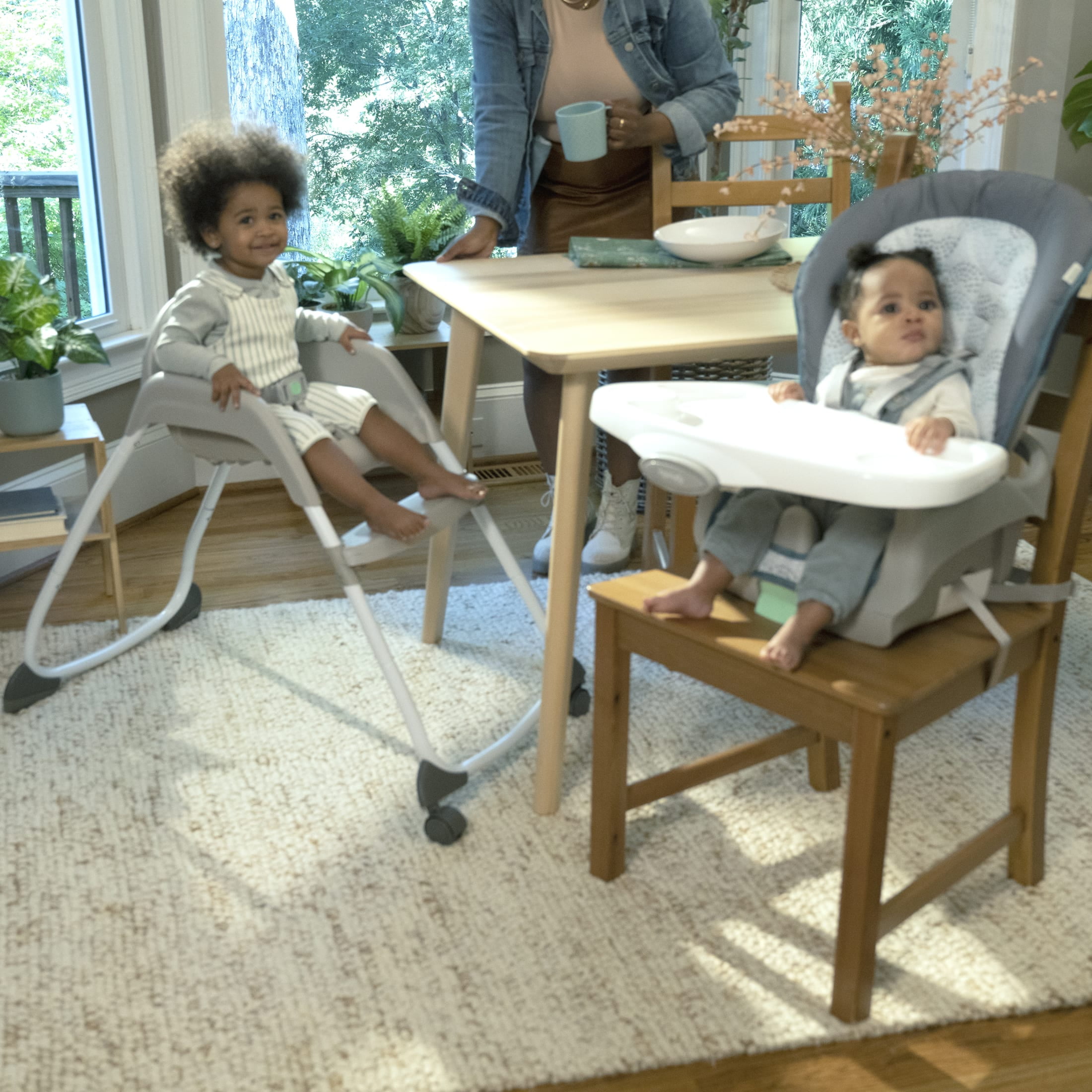 Ingenuity Full Course 6-in-1 Infant Baby High Chair, Unisex, Age Up to 5 Years, Astro, Gray - Image 9