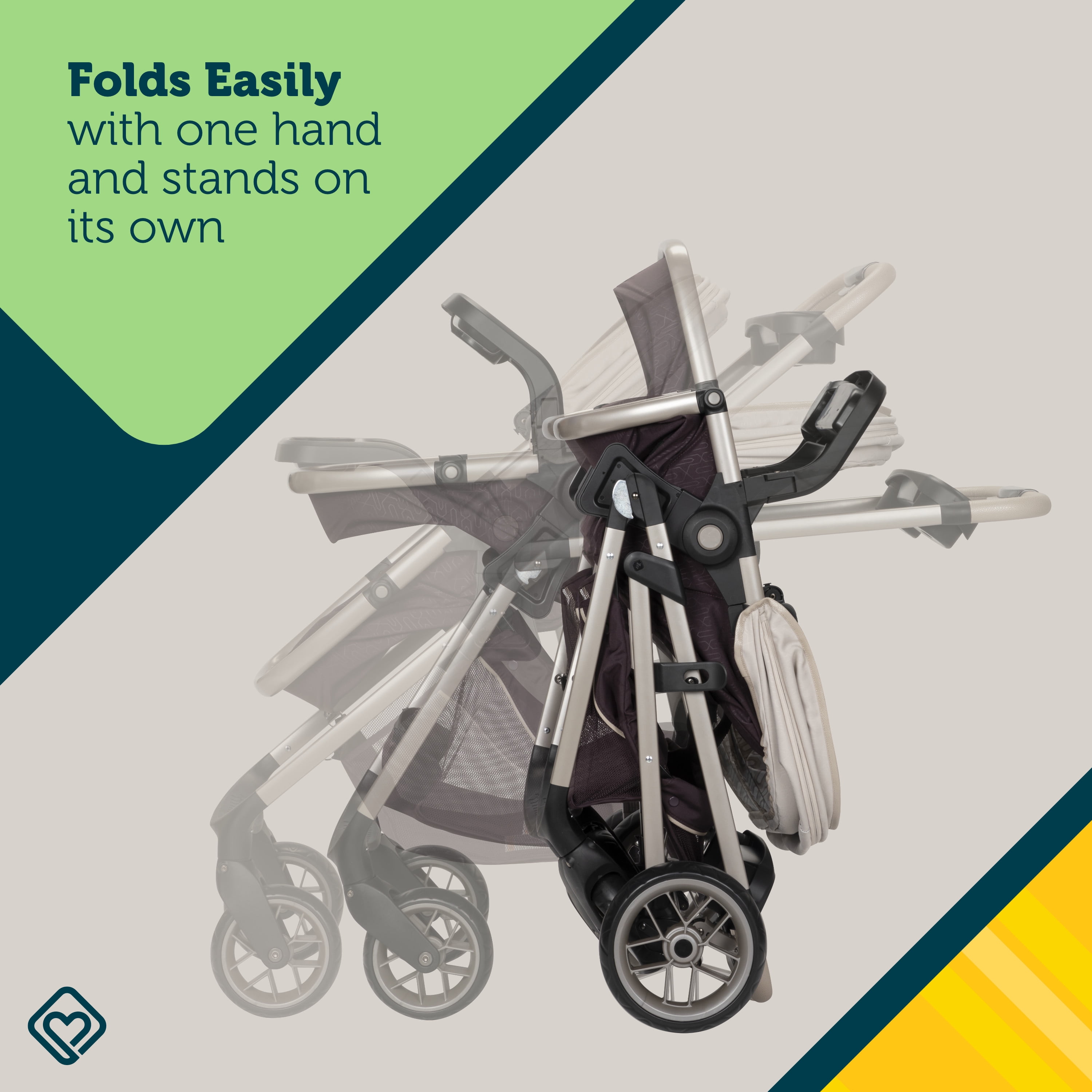Safety 1st Deluxe Grow and Go Flex 8-in-1 Travel System, High Street, Infant - Image 25