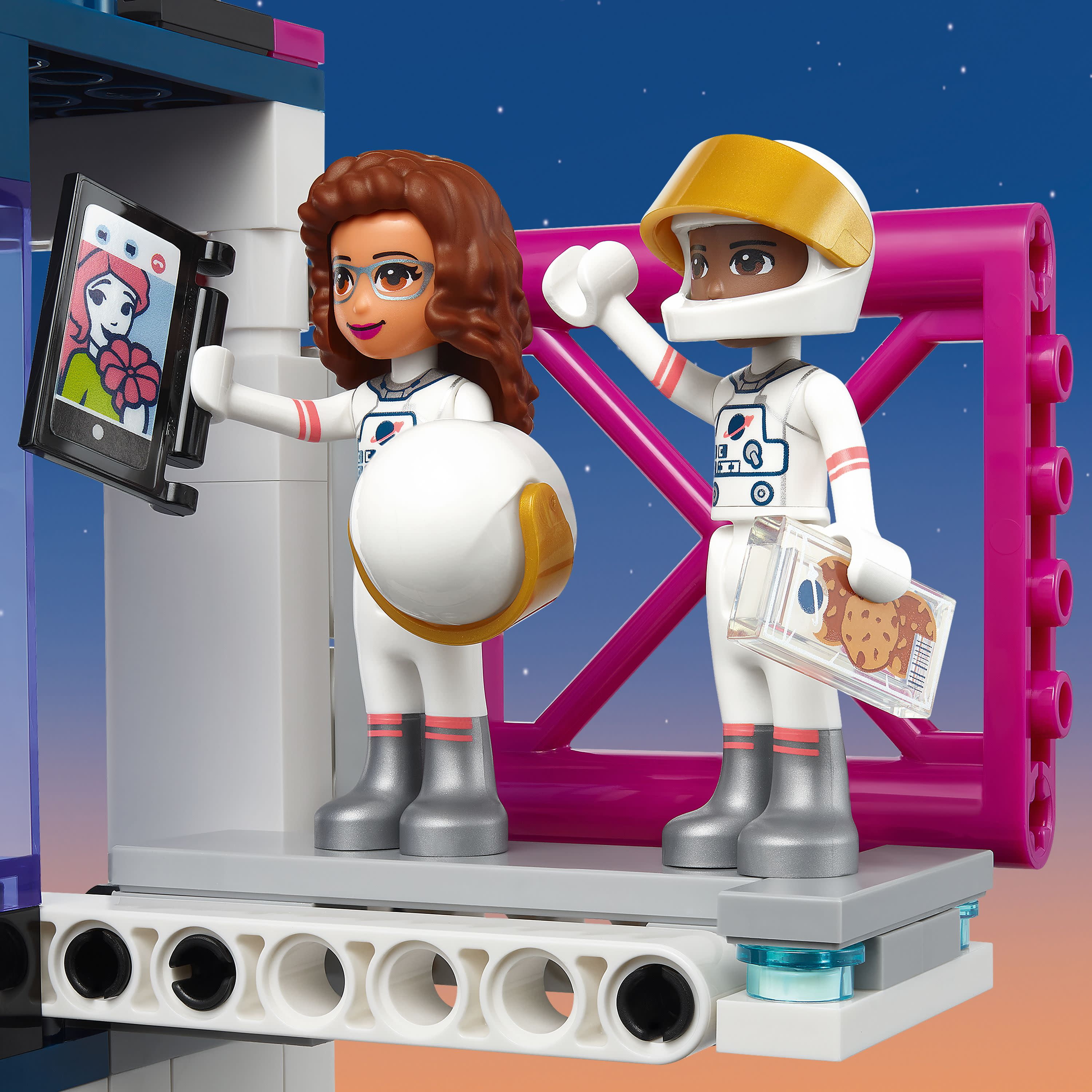 LEGO Friends Olivia’s Space Academy Shuttle Rocket 41713, NASA Space Shuttle Toy for Kids, Pretend Play Space Academy with Astronaut Mini Figures, Gift for Boys Girls 8+ Years Old - Image 6