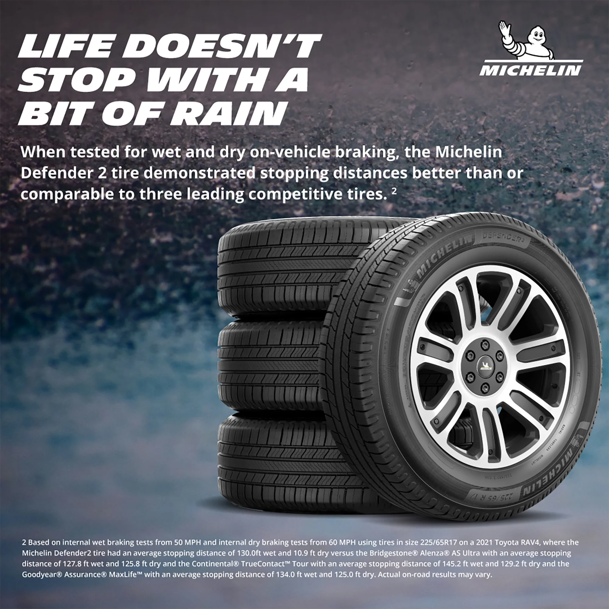 Michelin Defender 2 All-Season 205/55R16 91H Tire - Image 4