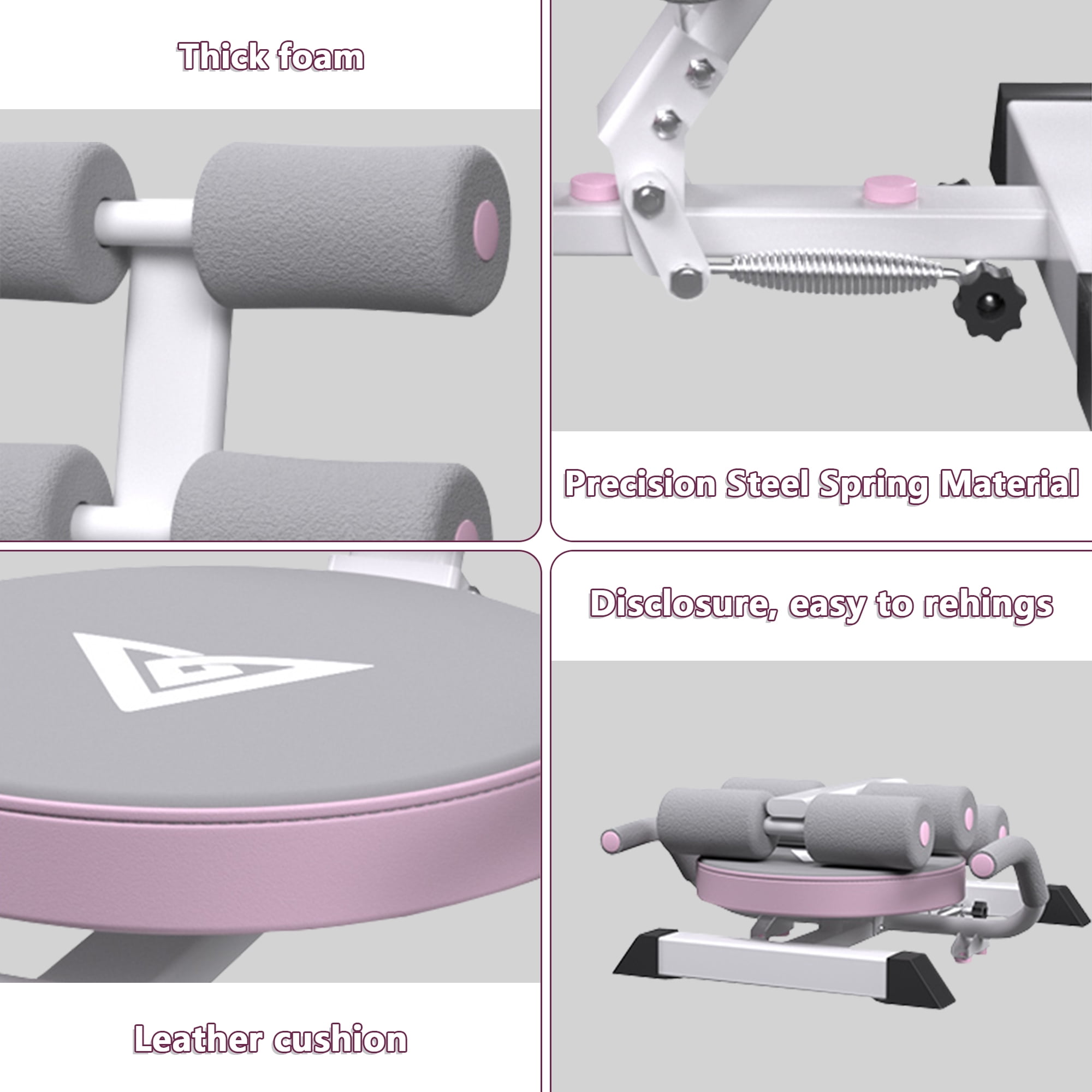 Ab Machine Sit Up Bench Abs Exerciser EquipmentAbdominal Portable Workout Crunch Core Fitness Workout Gym Fitness Machine - Image 5