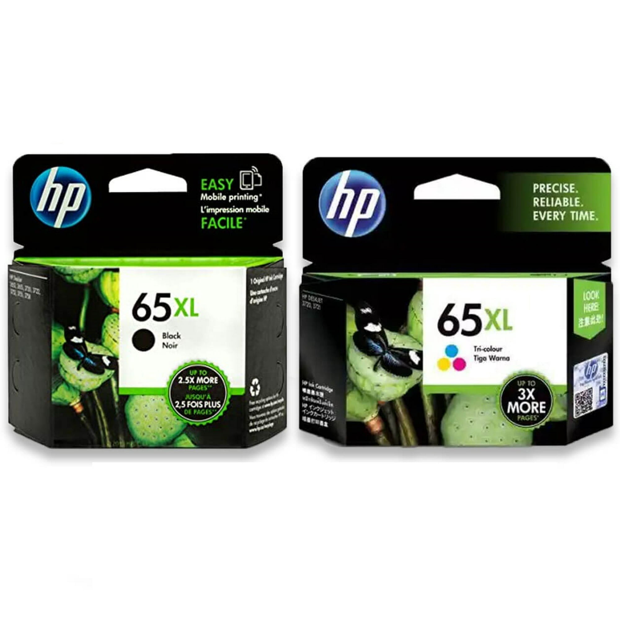HP 65XL High-Yield Black; Tri-Color Original Ink Cartridge, 2/Pk N9K04AN, N9K03AN - Image 5