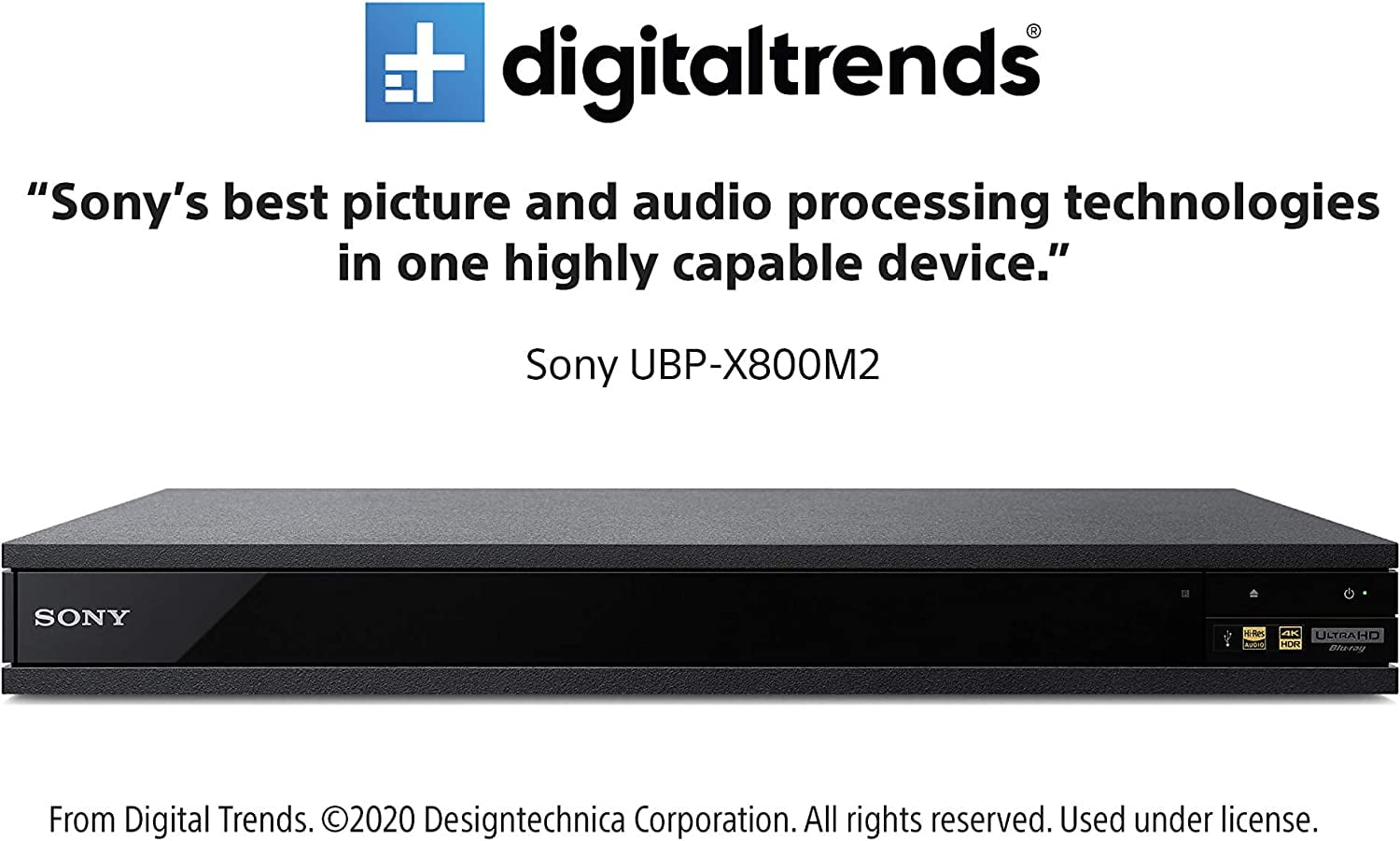 Sony UBP-X800M2 4K Ultra High Definition HDR Blu-Ray Disc Player - Image 6