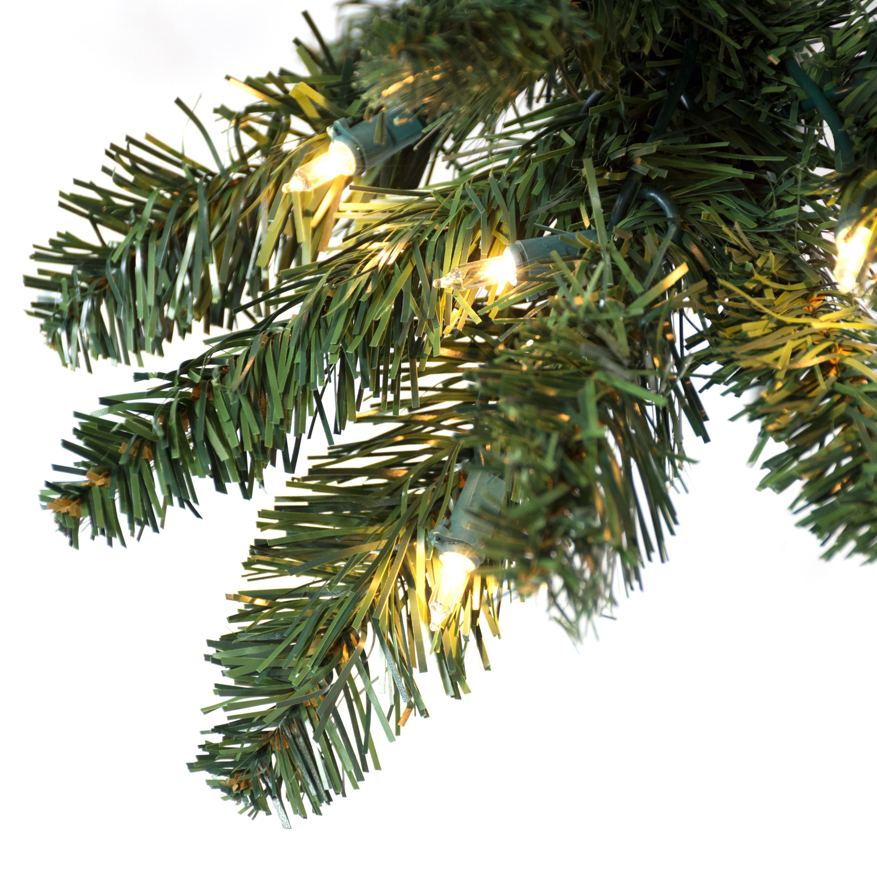 7' pre-lit Douglas fir Christmas Tree with 300 individual lights and stand - Image 4