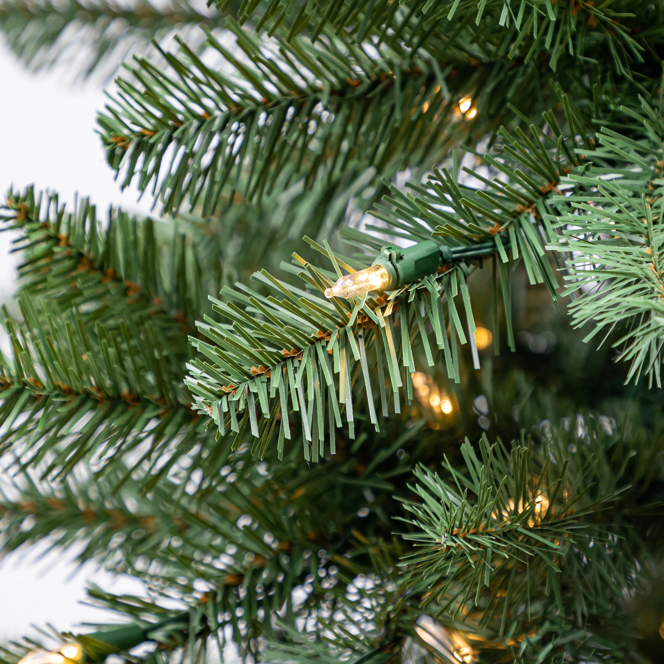 7’ Pre-Lit Duncan Fir Artificial Christmas Tree, Color-Changing LED Lights with Quick Set, by Holiday Time - Image 4