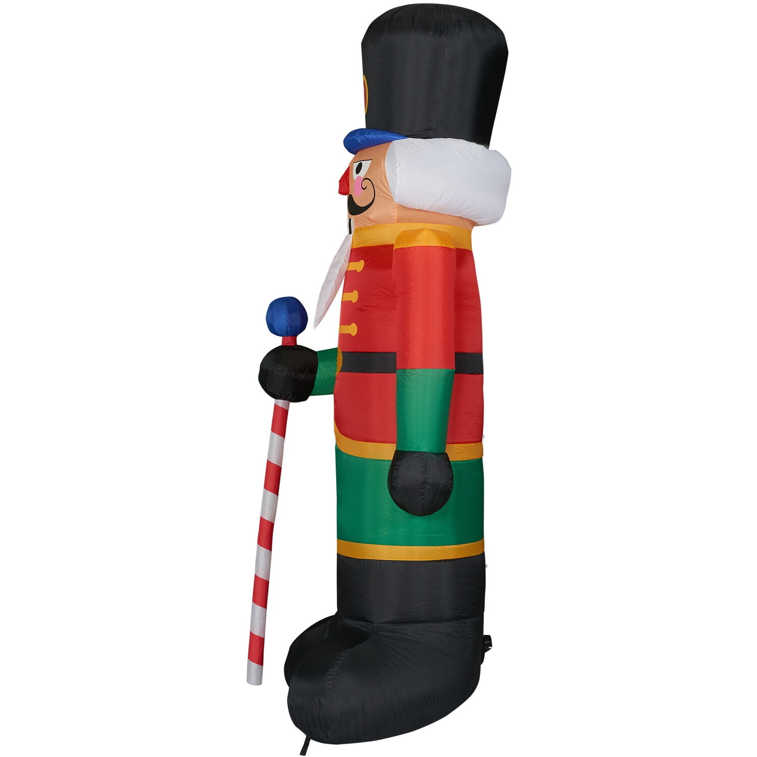 Fraser Hill Farm 10 ft Tall Pre lit Nutcracker Inflatable, FHFNUTCRK201-L - Image 8