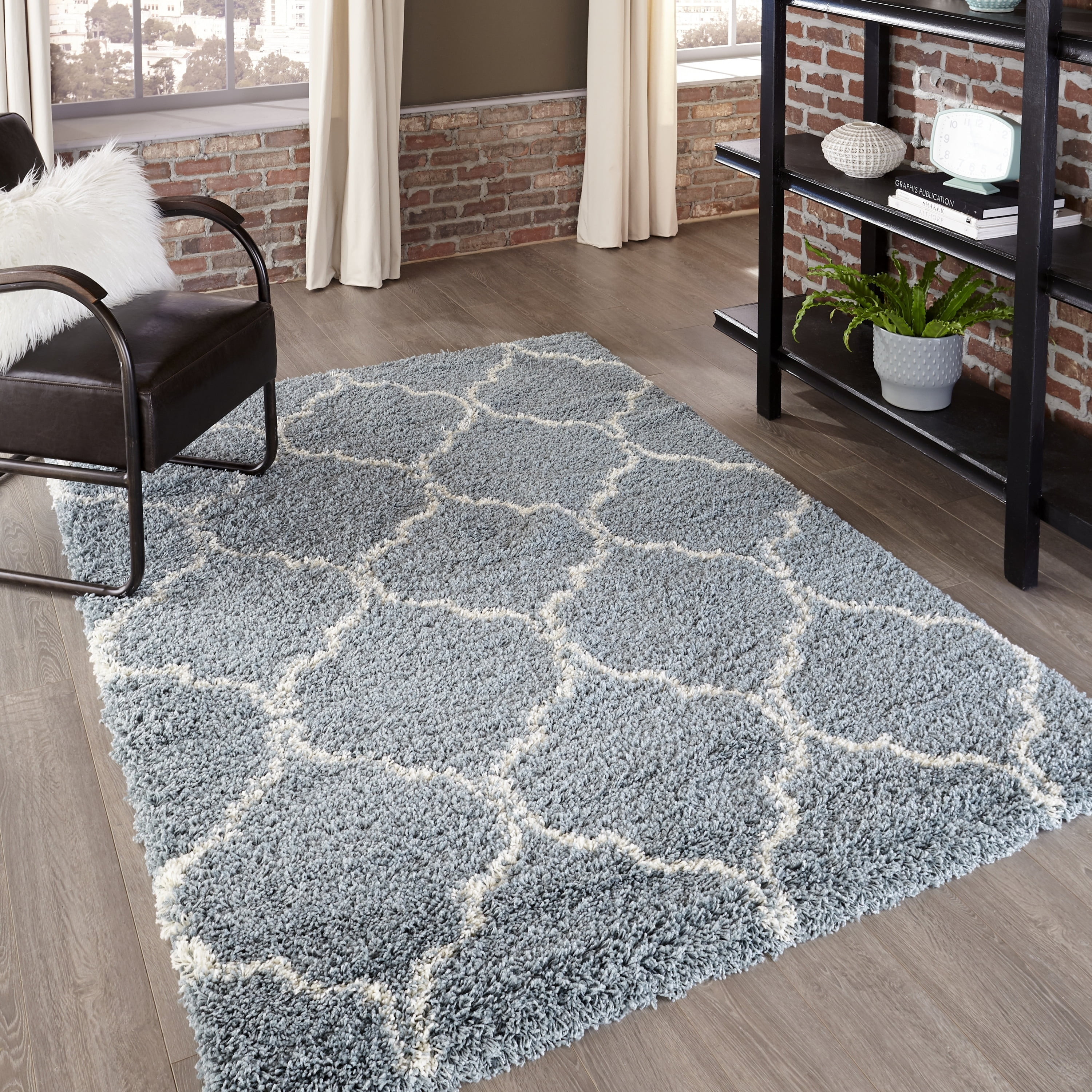 Momeni Maya 2'3" X 7'6" Contemporary Runner Rug in Gray - Image 2