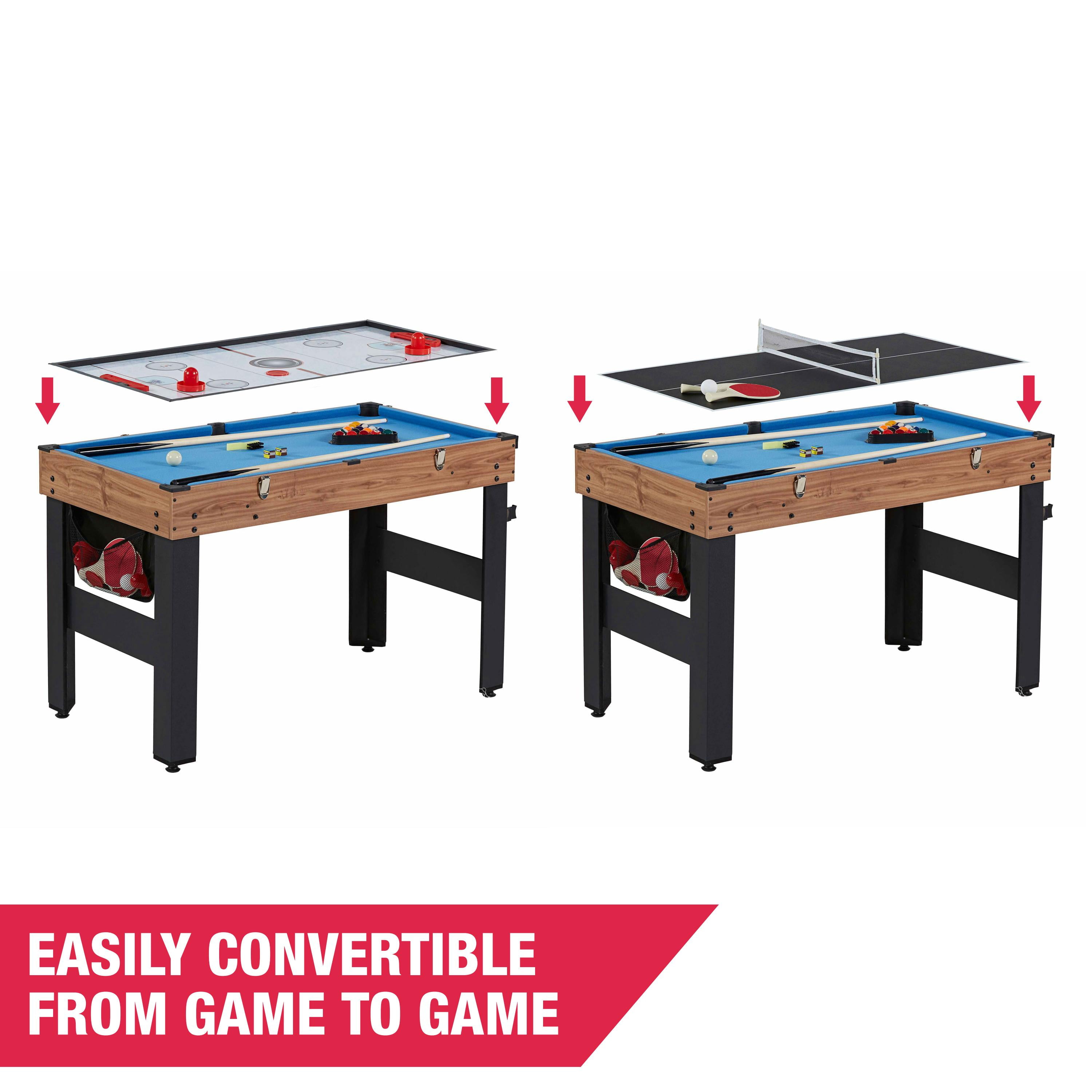 5-in- 1 Combo Game, Pool Table , Hockey, Foosball, Table Tennis, Basketball by MD Sports - Image 10