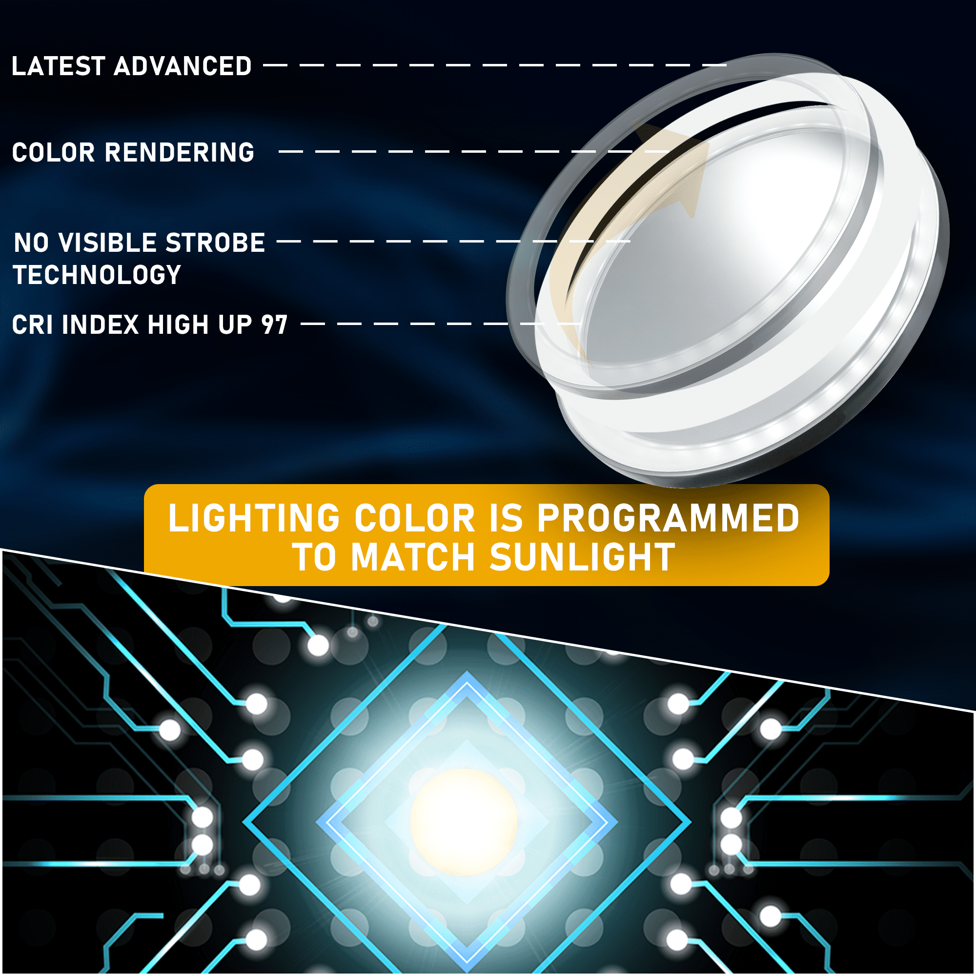 NuBrilliance 8” Magnifying Makeup Mirror Cordless USB Rechargeable -5X Magnification with 360° Dimmable Lighting and Touch Control Cosmetic Makeup Mirror - Image 6