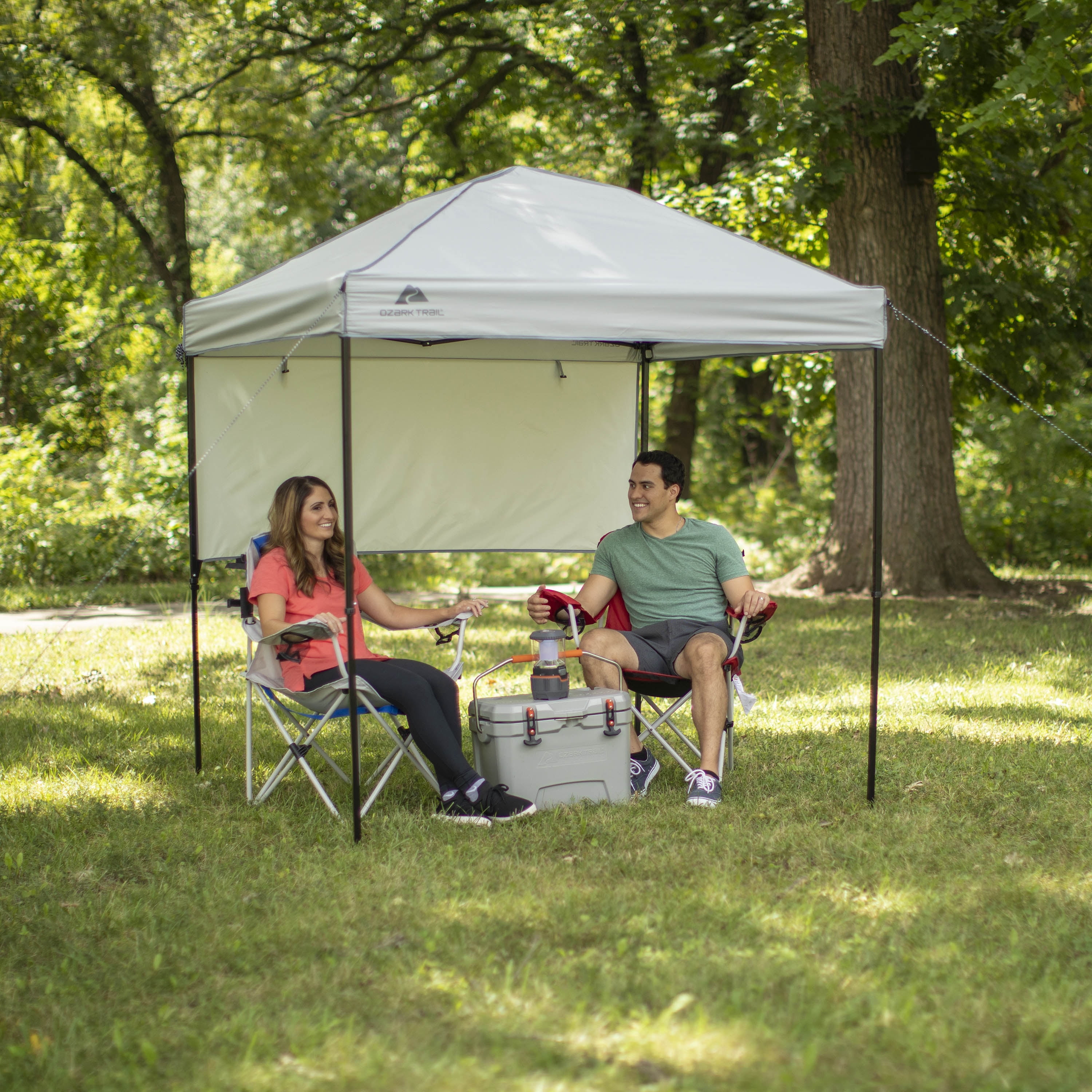 Ozark Trail 6' x 6' Gray Instant Outdoor Canopy with UV Protection - Image 3