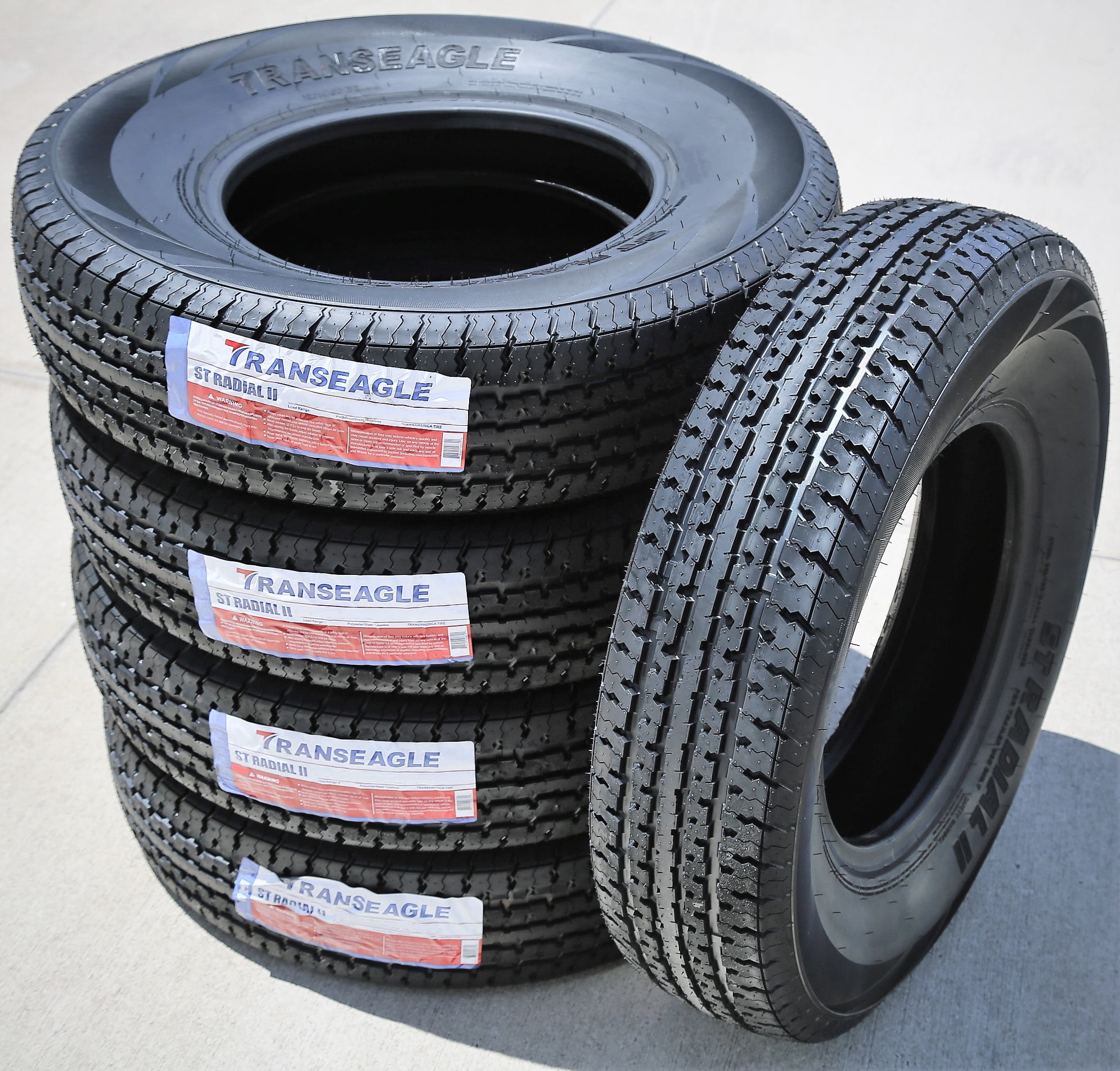 Transeagle ST Radial II Steel Belted ST225/75R15 225/75R15 117/112L E 10 Ply Trailer Tire - Image 6