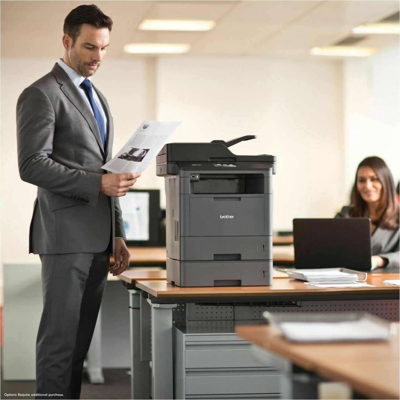 Brother Business Monochrome Laser All-in-One Printer MFC-L5705DW - Image 10