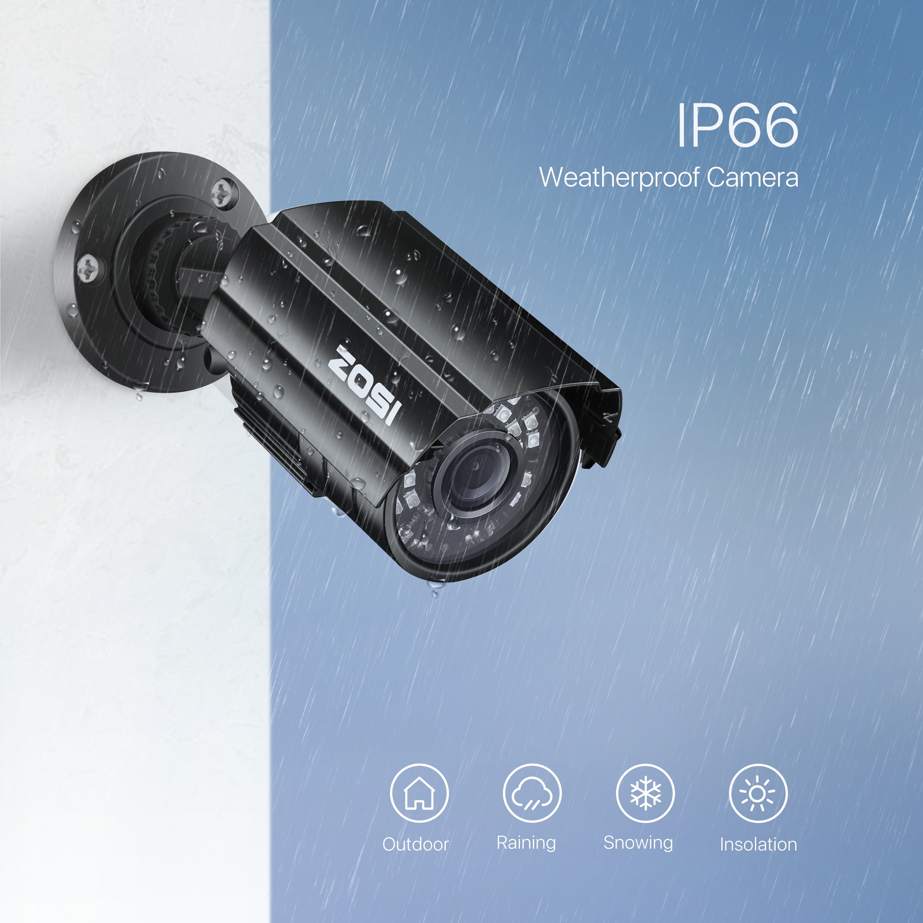 ZOSI 1080P Security Camera System H.265+ 8CH Full 1080P HD Video DVR Recorder with 4X HD 1920TVL 1080P Indoor Outdoor Weatherproof CCTV Cameras ,Motion Alert,Remote Access(No HDD) - Image 9