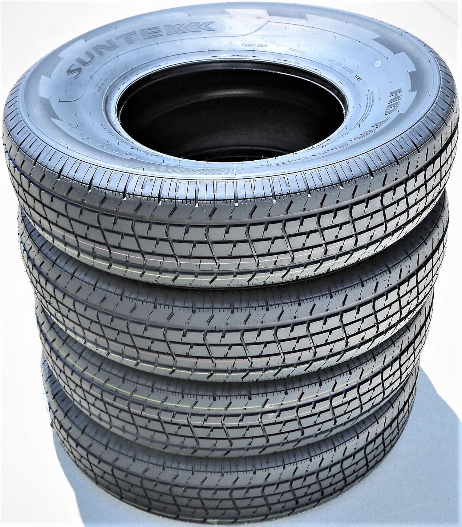 Suntek HD Trail 2 Semi-Steel ST225/75R15 225/75R15 117/112M E 10 Ply Trailer Tire - Image 5