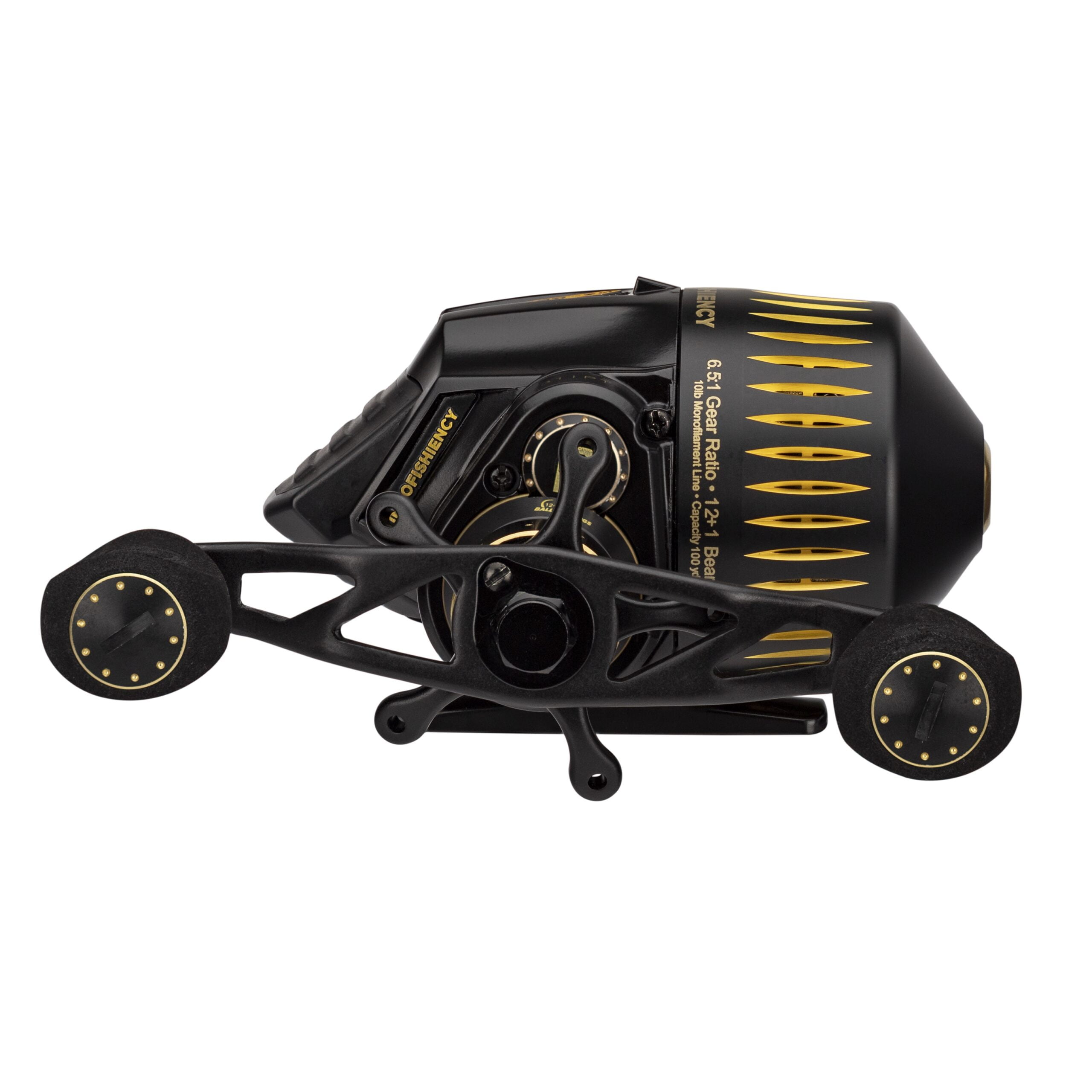 Profishiency Sniper Black Spincast Reel with 6.5:1 Gear Ratio and 12+1 Bearings - Image 5