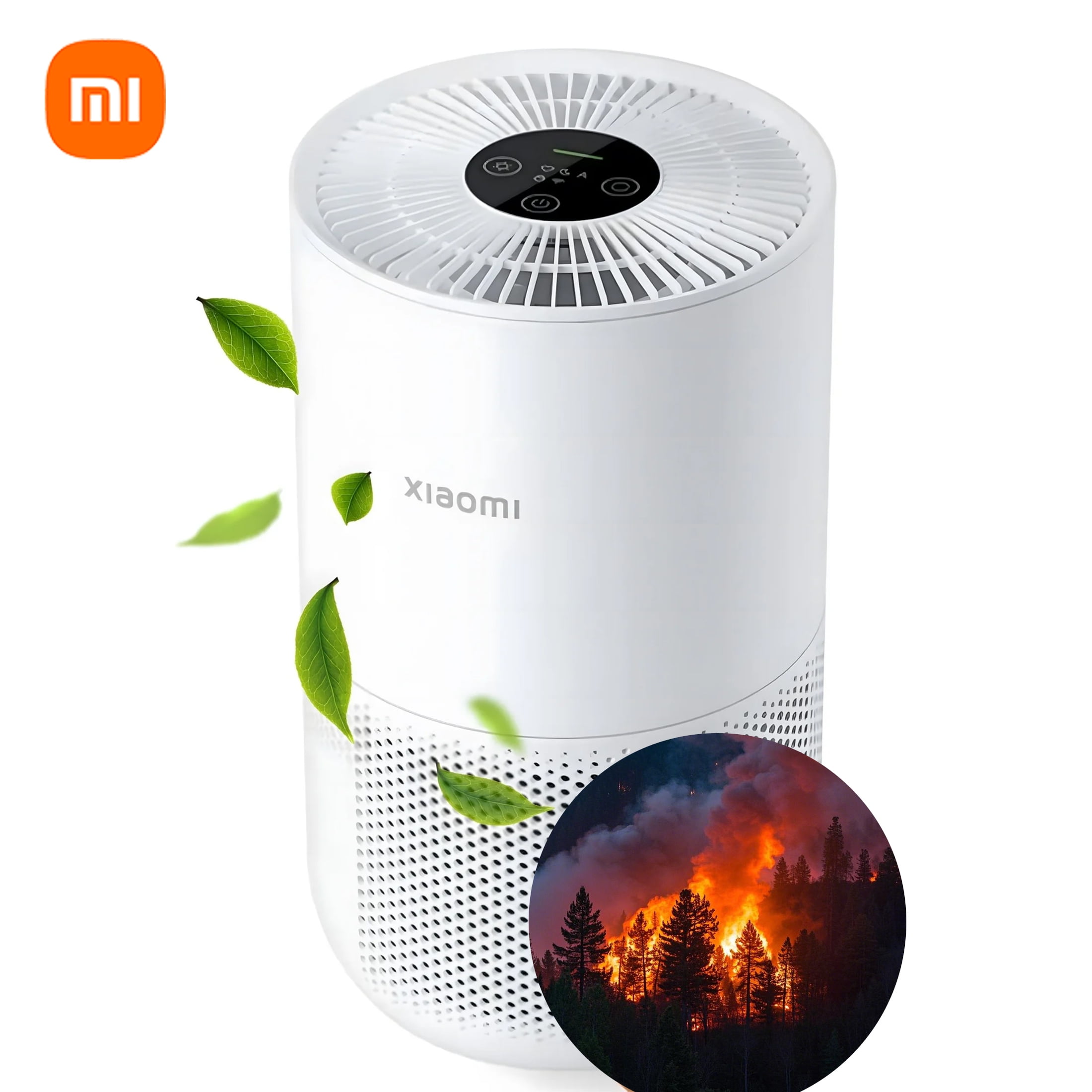 Xiaomi Smart Air Purifier for Home Bedroom up to 1060 Sq.ft with 3-in-1 HEPA Filter, Allergen Removal, Smart WiFi App,20dB Ultra Quiet Sleep Mode Air Cleaner for Pets Hair,Dust, Smoke - Image 6