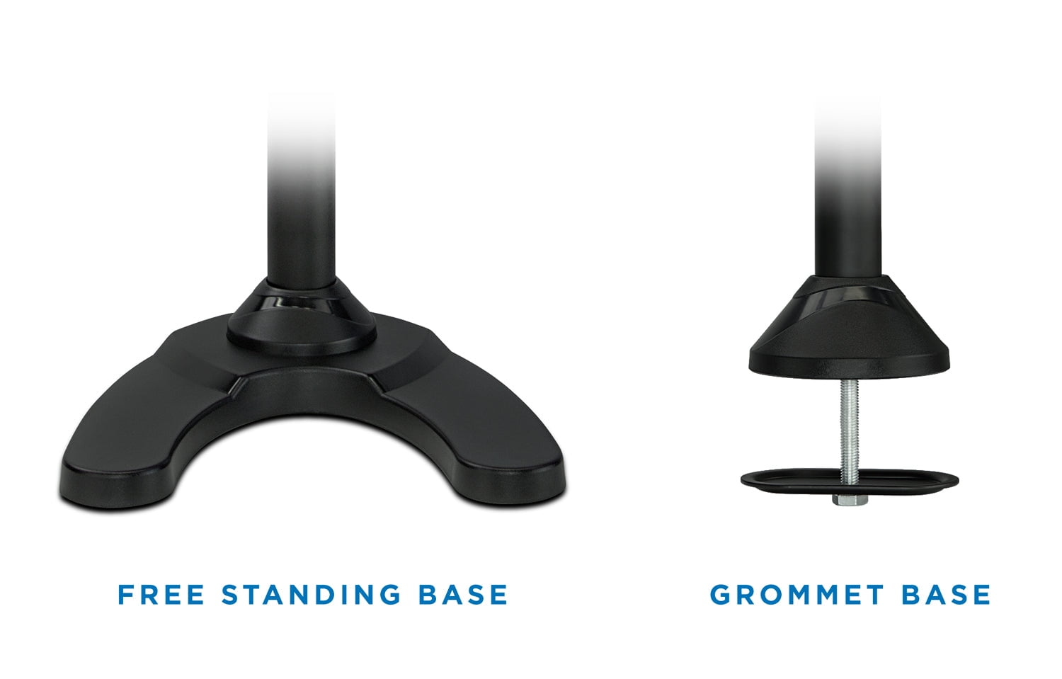 Mount-It! Triple Monitor Stand | Fits 16"-24" Computer Screens | 3 Monitor Stand Mount - Image 6