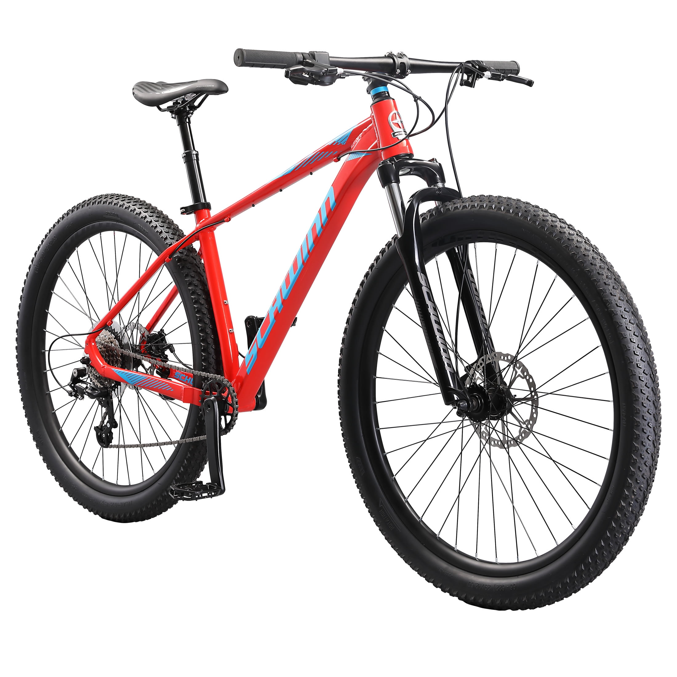 Schwinn Axum DP 29 inch Mens Mountain Bike, 19 inch Frame Adult Bicycle, Red - Image 4