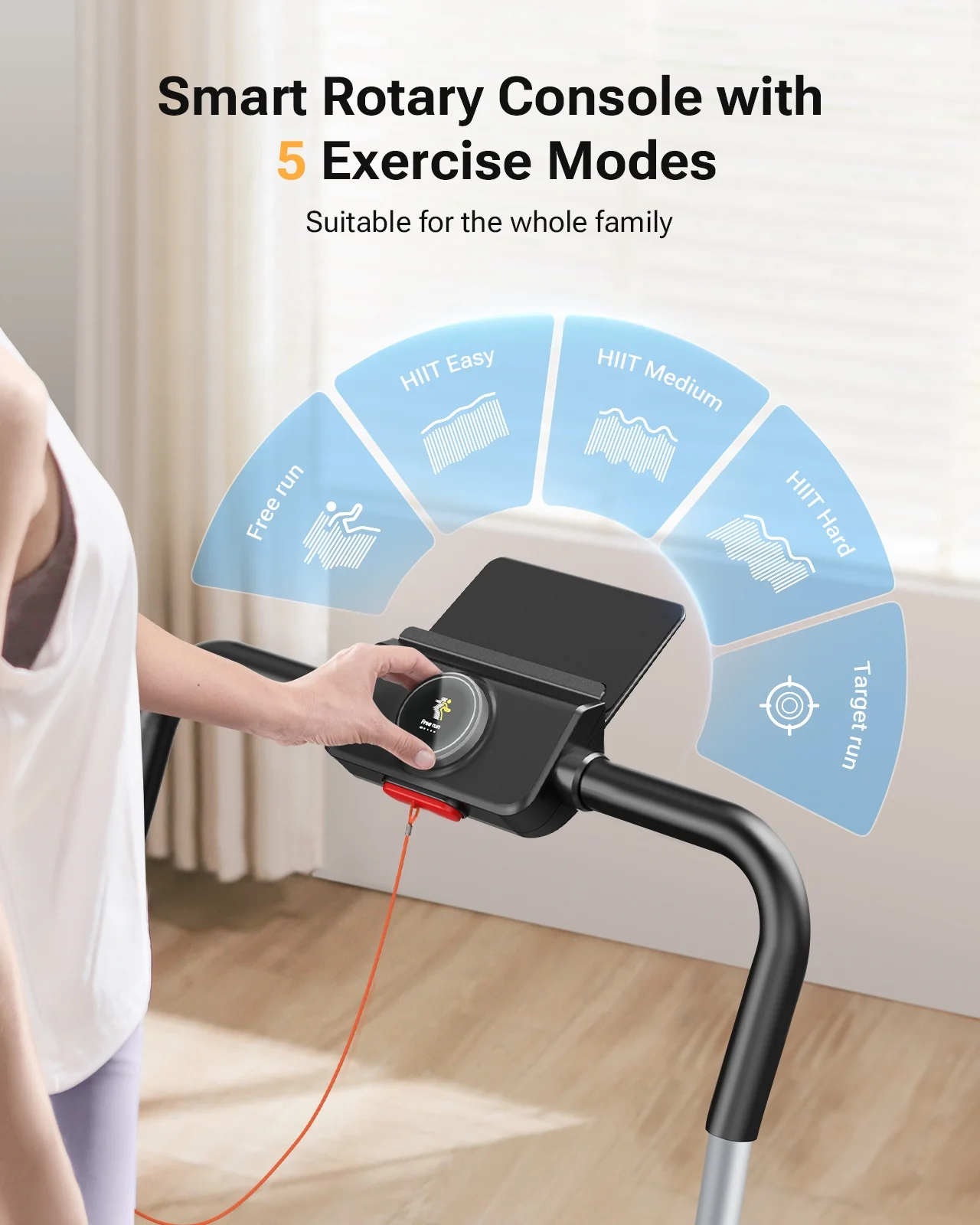 UREVO Walking pad, Under Desk Treadmill for Home Office, Portable Desk Treadmill with Double Shock Absorption Remote Control LED Display, 265 Lb Capacity - Image 3