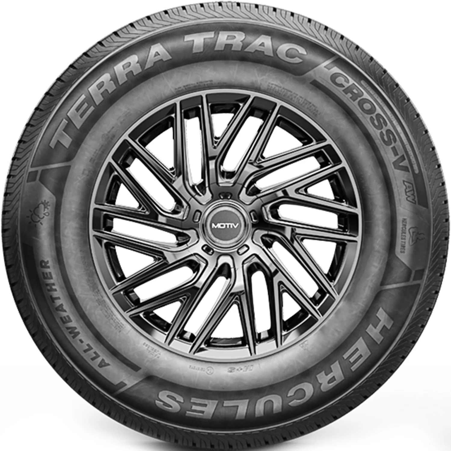 Hercules Terra Trac Cross-V AW LT265/70R17 265/70R17 123/120S E 10 Ply Light Truck Tire - Image 2