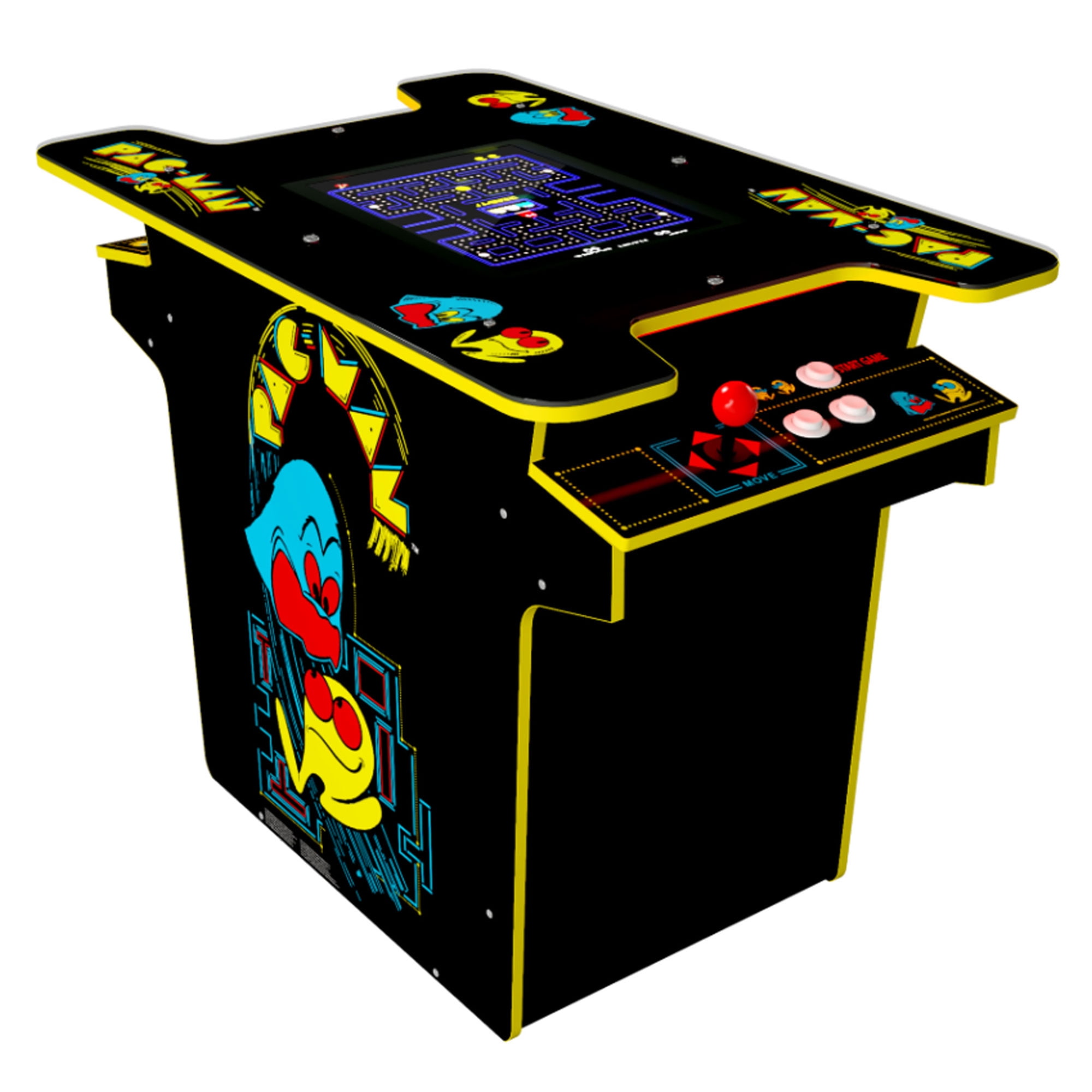 Arcade1UP - Pac-Man Head-to-head (H2H), 12 Games in 1, Gaming Table w-Lit Deck - Image 4