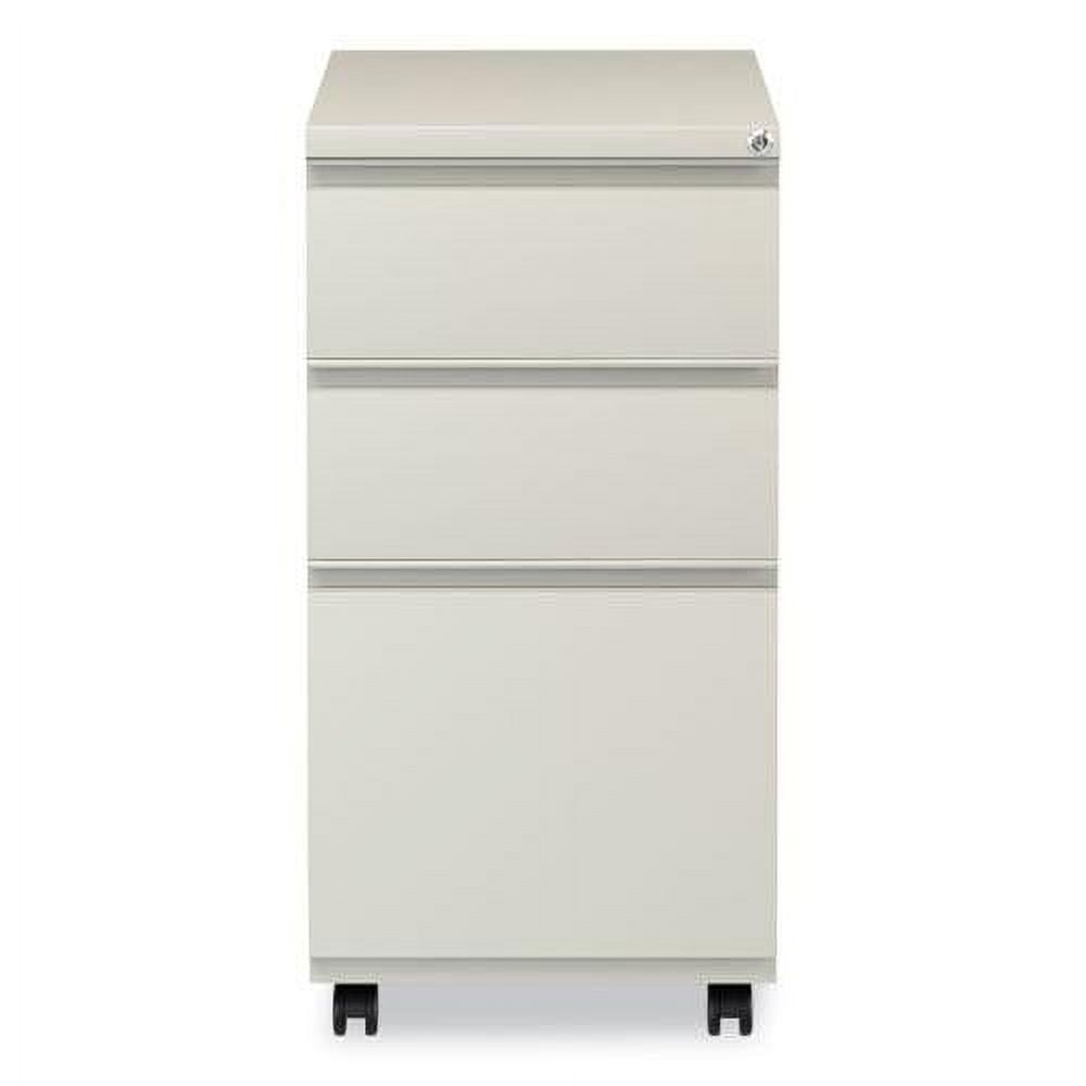 Alera 3 Drawers Vertical Lockable Filing Cabinet, Putty - Image 6