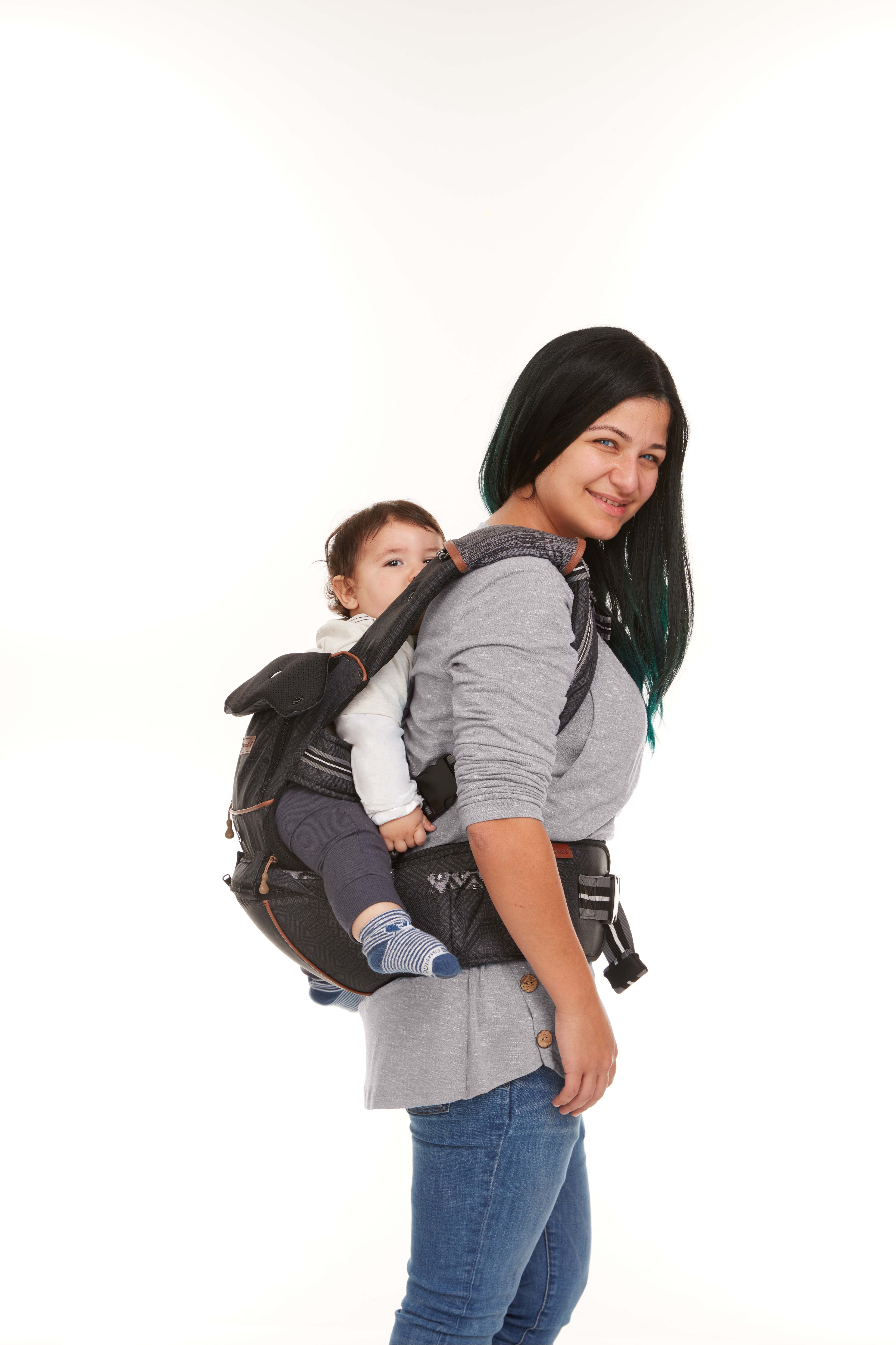 Monbebe 9-in-1 Baby Carrier, Urban, Unisex - Image 14