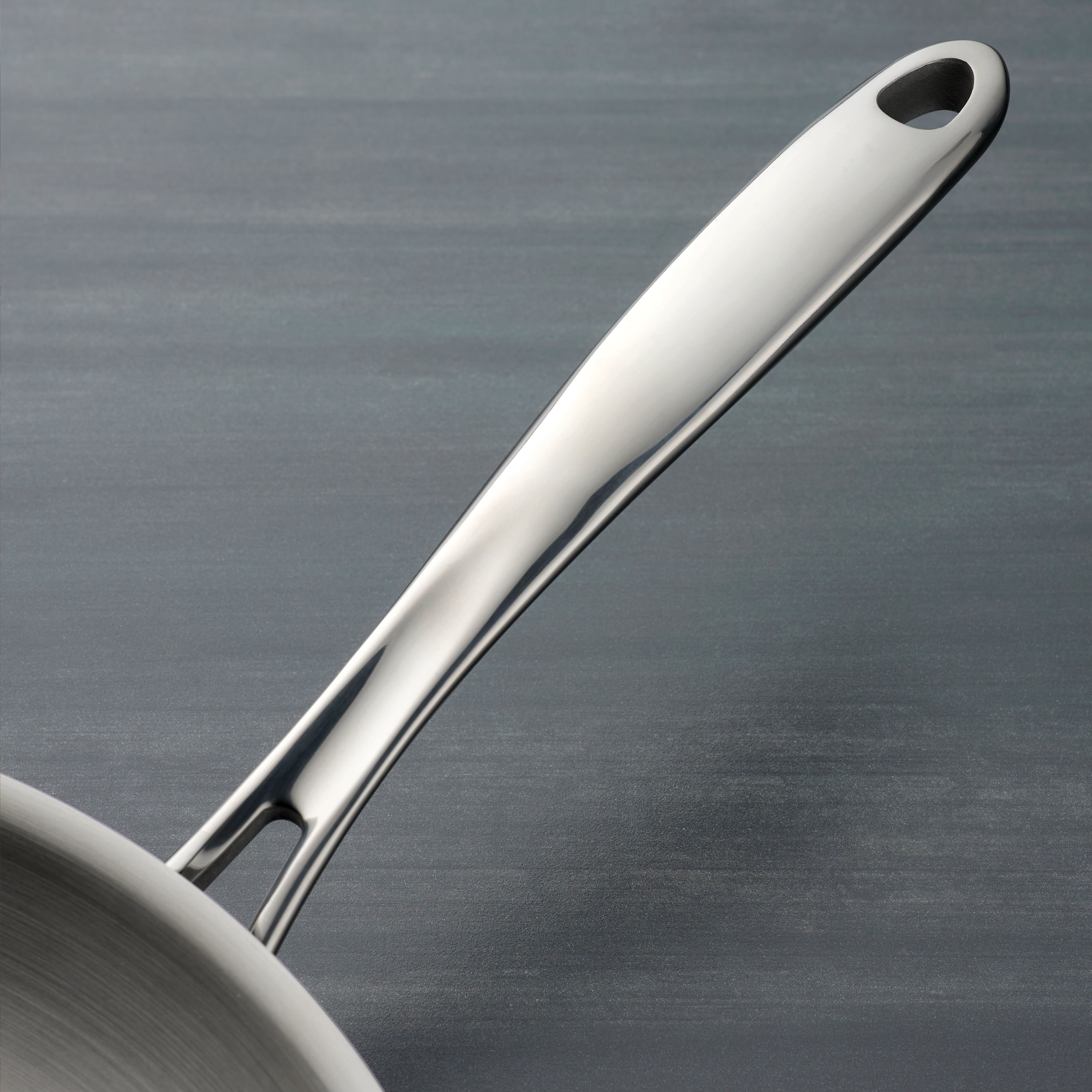 Tri-Ply Clad 2 Qt Covered Stainless Steel Sauce Pan - Image 6