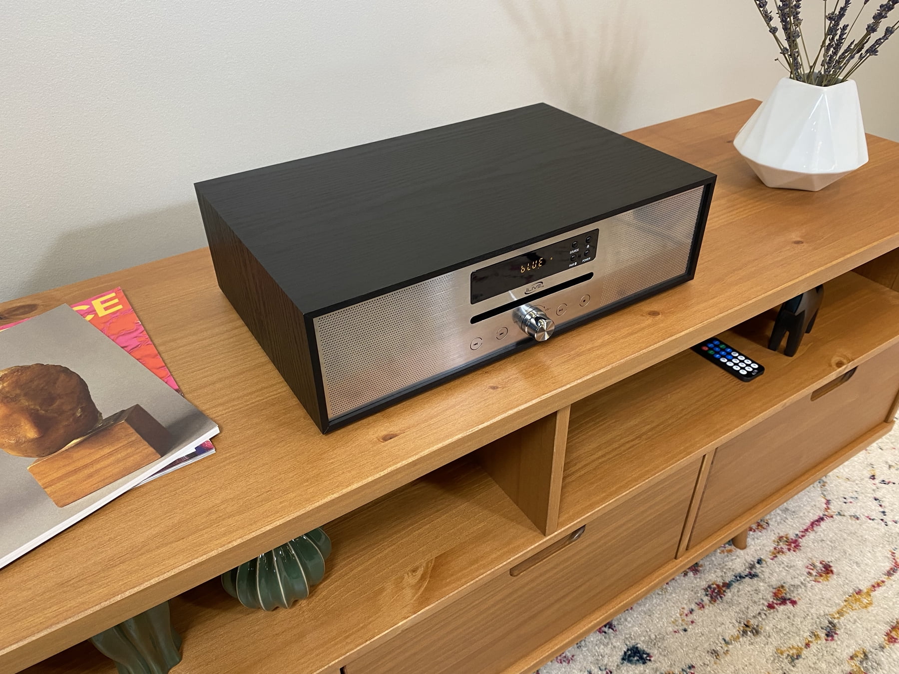 iLive V 5.0 Bluetooth Home Music Speaker System, IHB340B, Black/Silver - Image 3