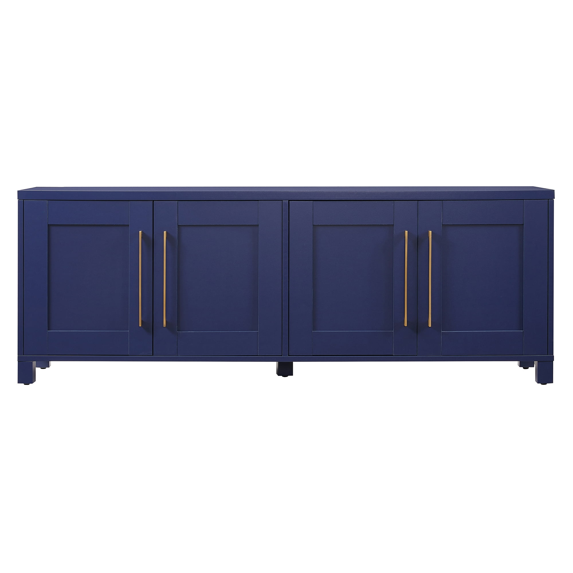Evelyn&Zoe Chabot Rectangular TV Stand for TV's up to 75", Dark Blue - Image 2