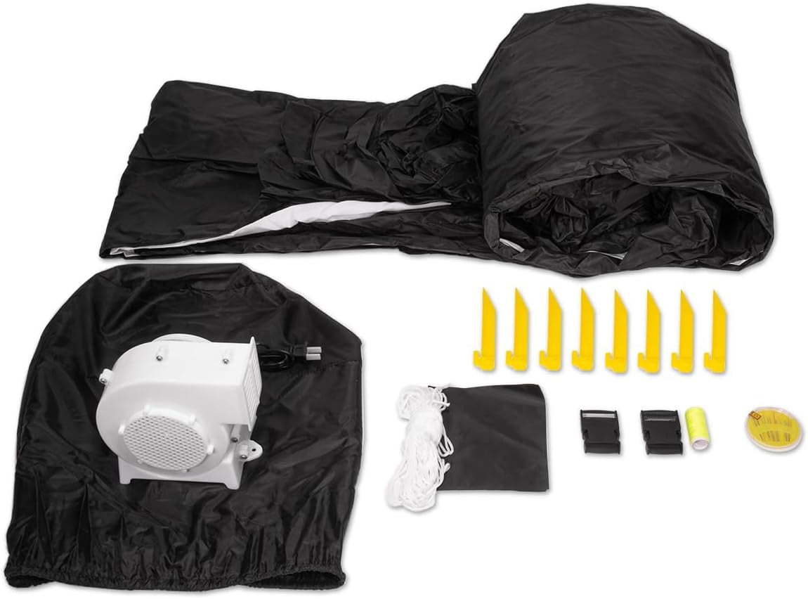 XtremepowerUS 16' Inflatable Projector Screen Outdoor Movie Screen with Air Blower, Storage Bag - Image 7