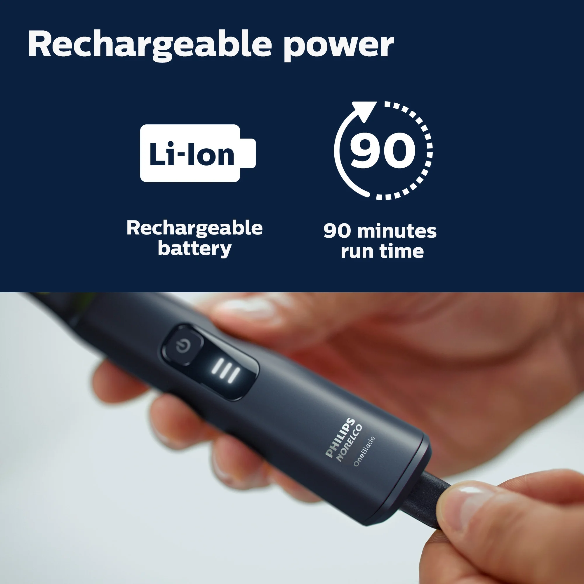 Philips Norelco Oneblade 360 Pro Hybrid Electric Trimmer QP6531/70 - Image 8