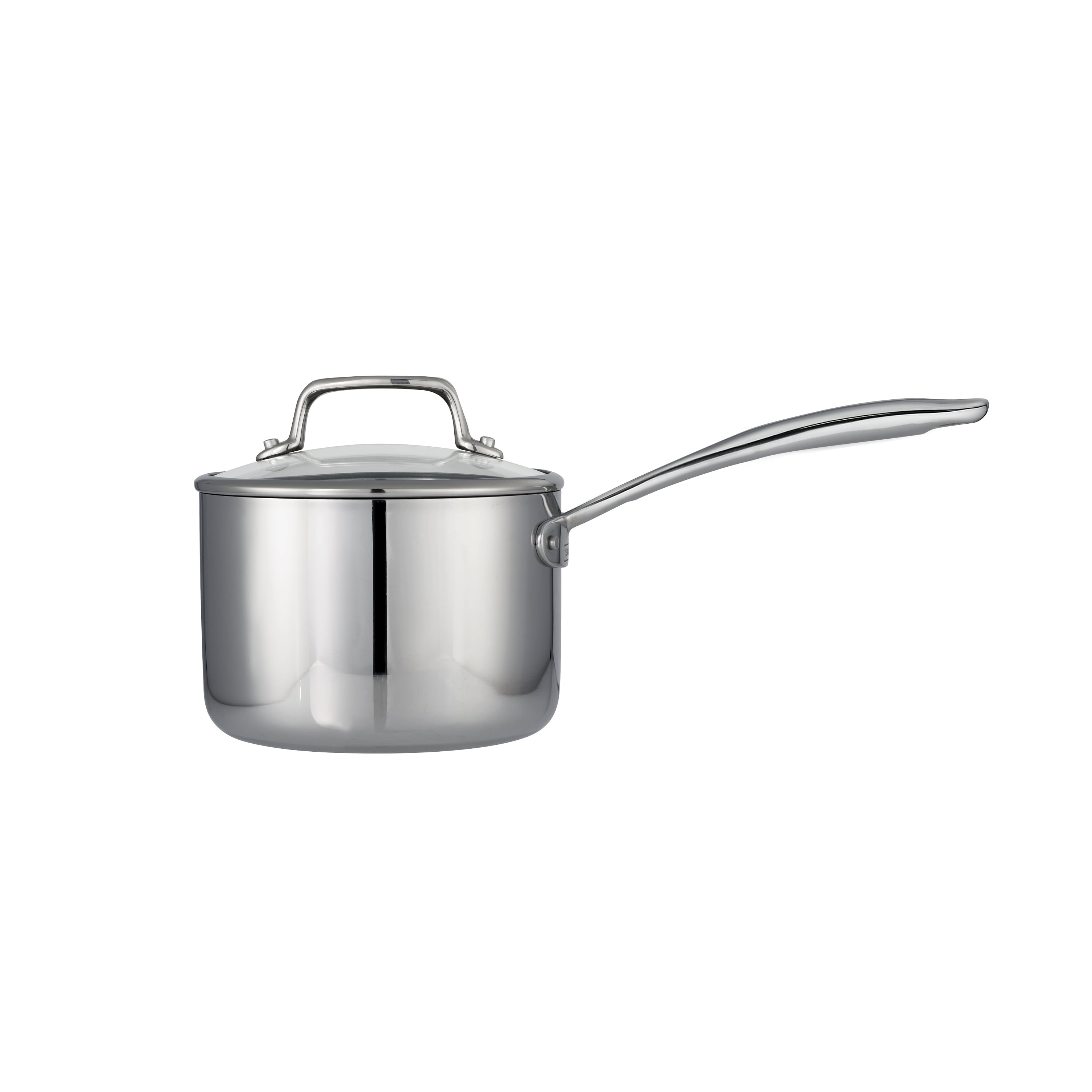 Tri-Ply Clad 2 Qt Covered Stainless Steel Sauce Pan - Image 12