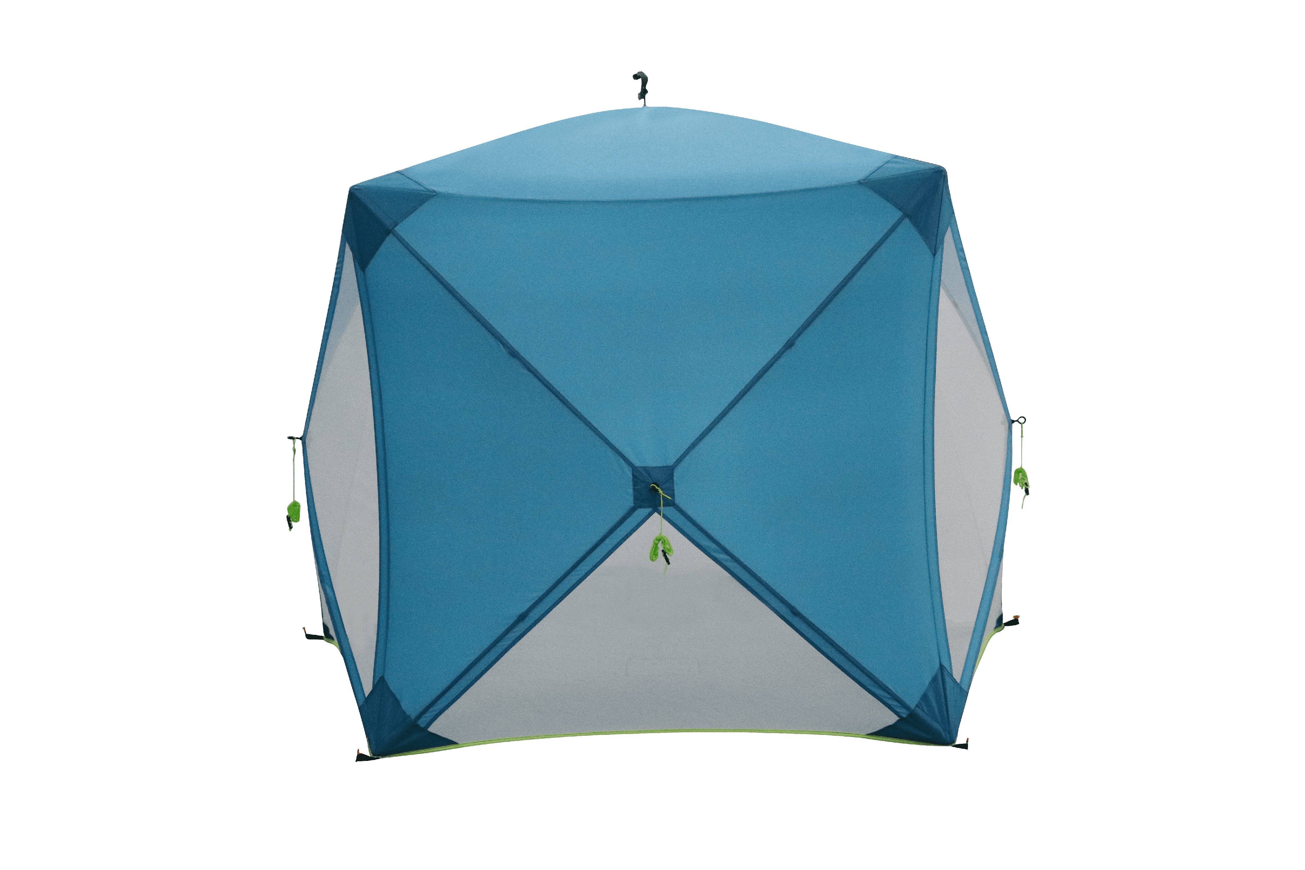 Ozark Trail 6.8 ft x 5.9 ft Pop-up Beach Shelter, Blue - Image 3