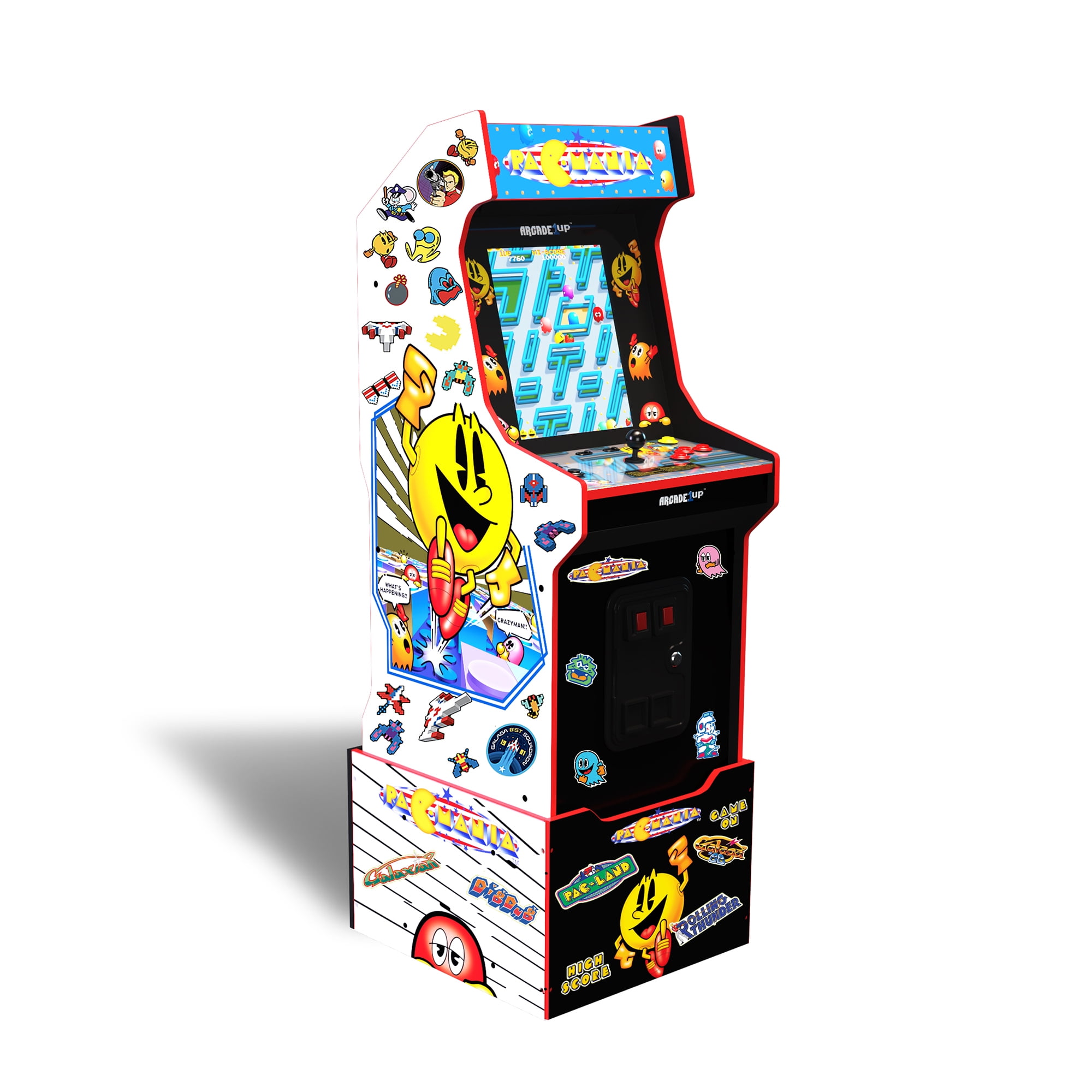 Arcade1UP - 14 Games in 1, PAC-MAN Customizable Video Game Arcade Featuring PAC-MANIA and includes 100 Bonus Stickers - Image 4