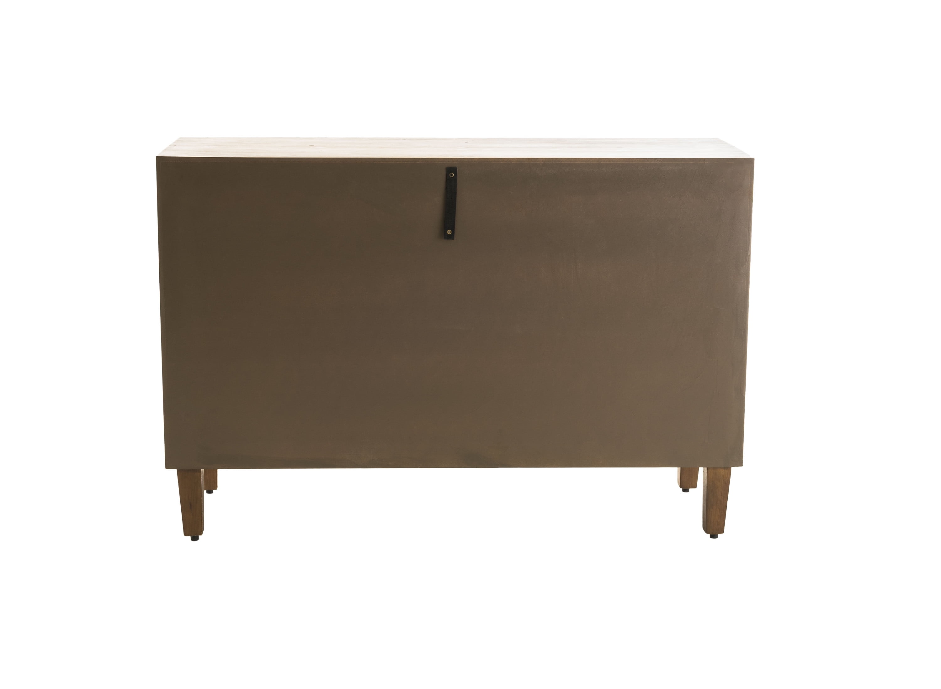 Adore Decor Sawyer 3 Door Modern Storage Cabinet Console Table, Brown - Image 3